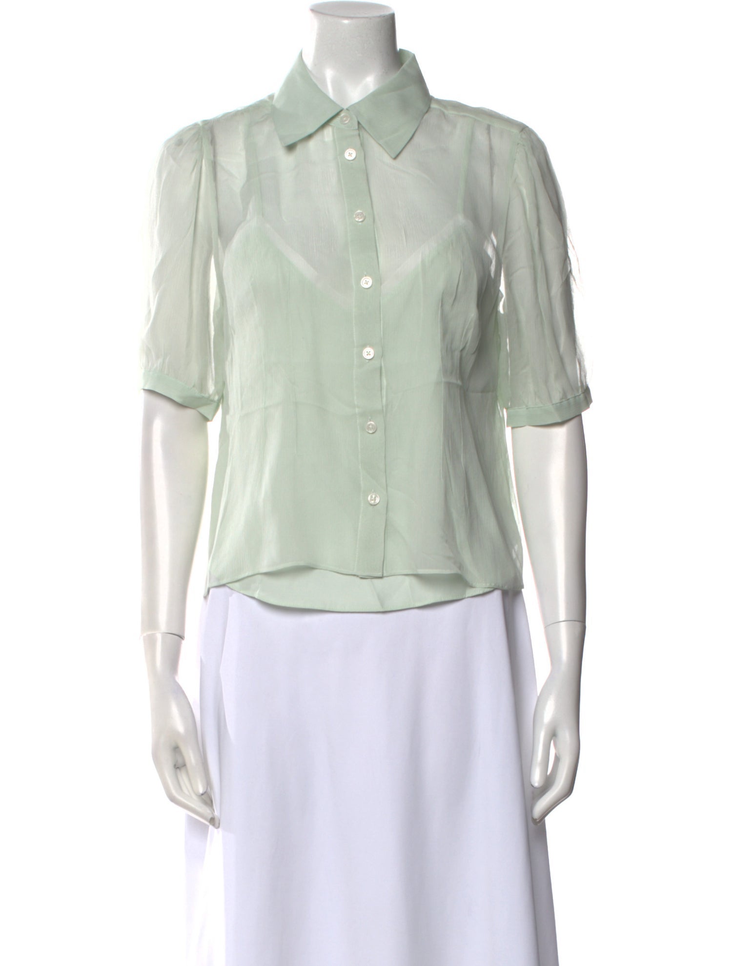 La Ligne Short Sleeve Button-Up Top w/ Tags