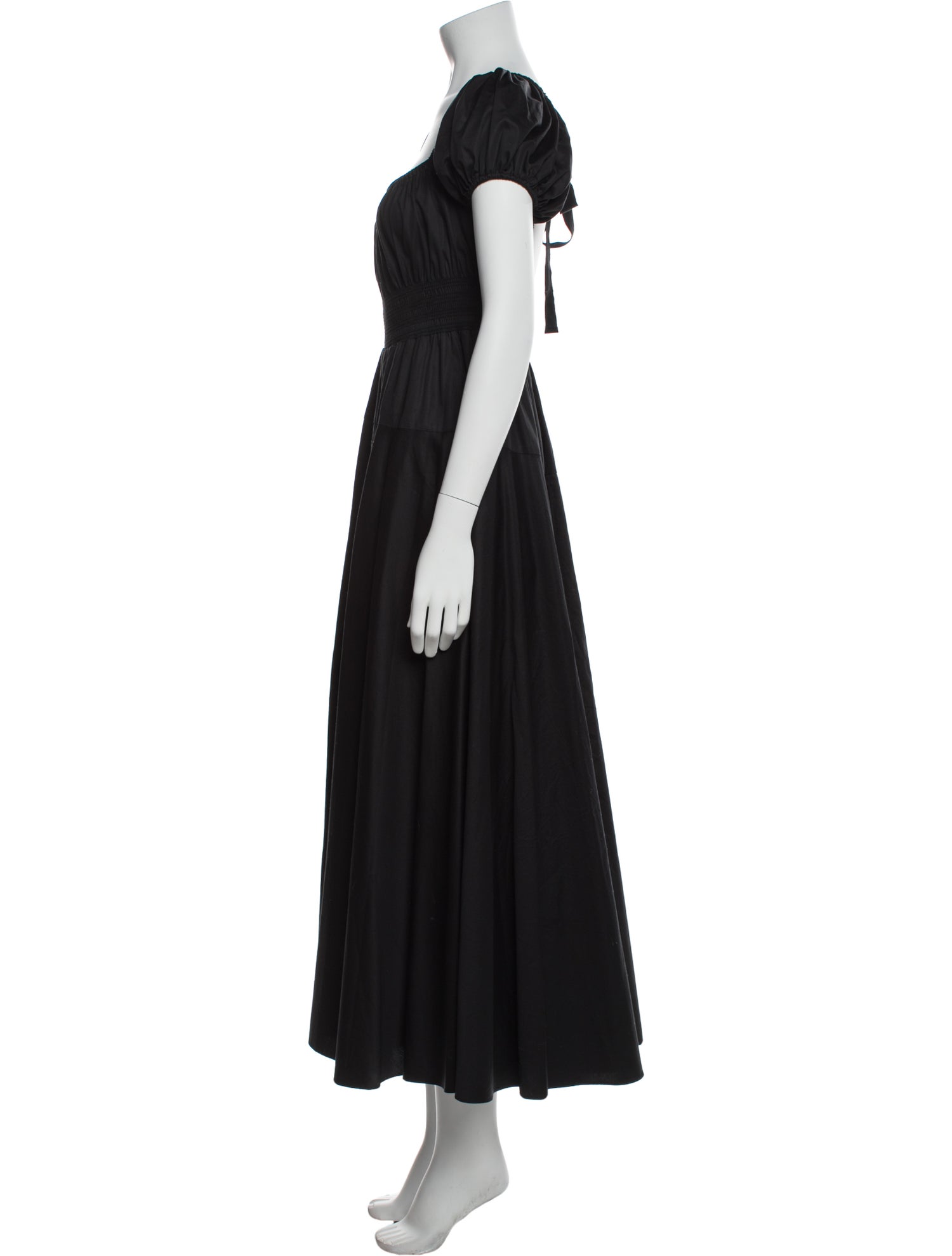 La Ligne Square Neckline Long Dress