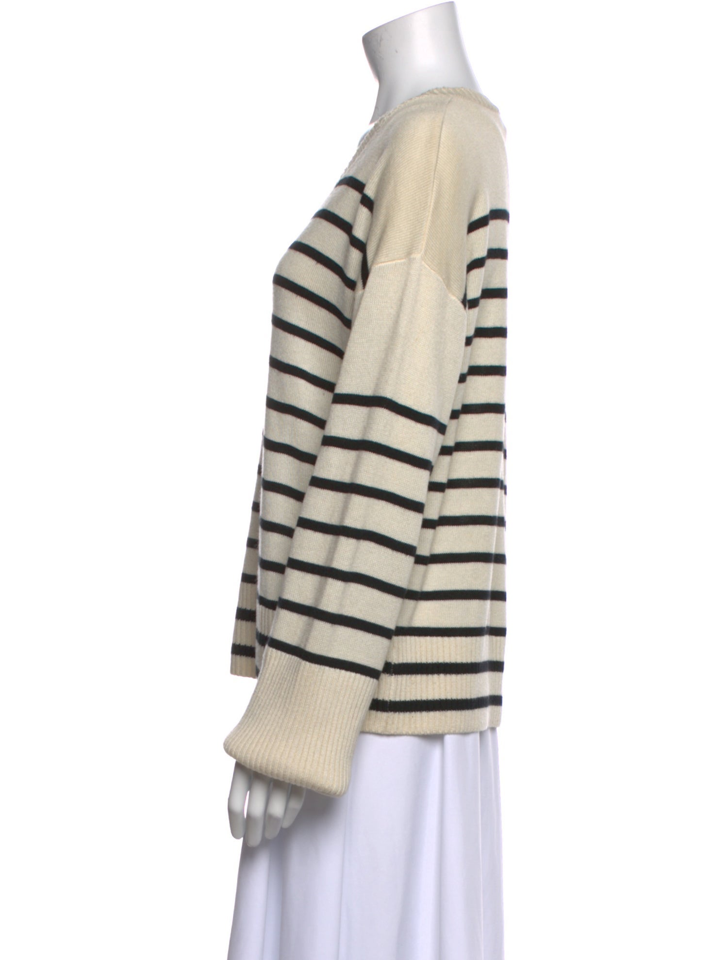 La Ligne Silk Striped Sweater