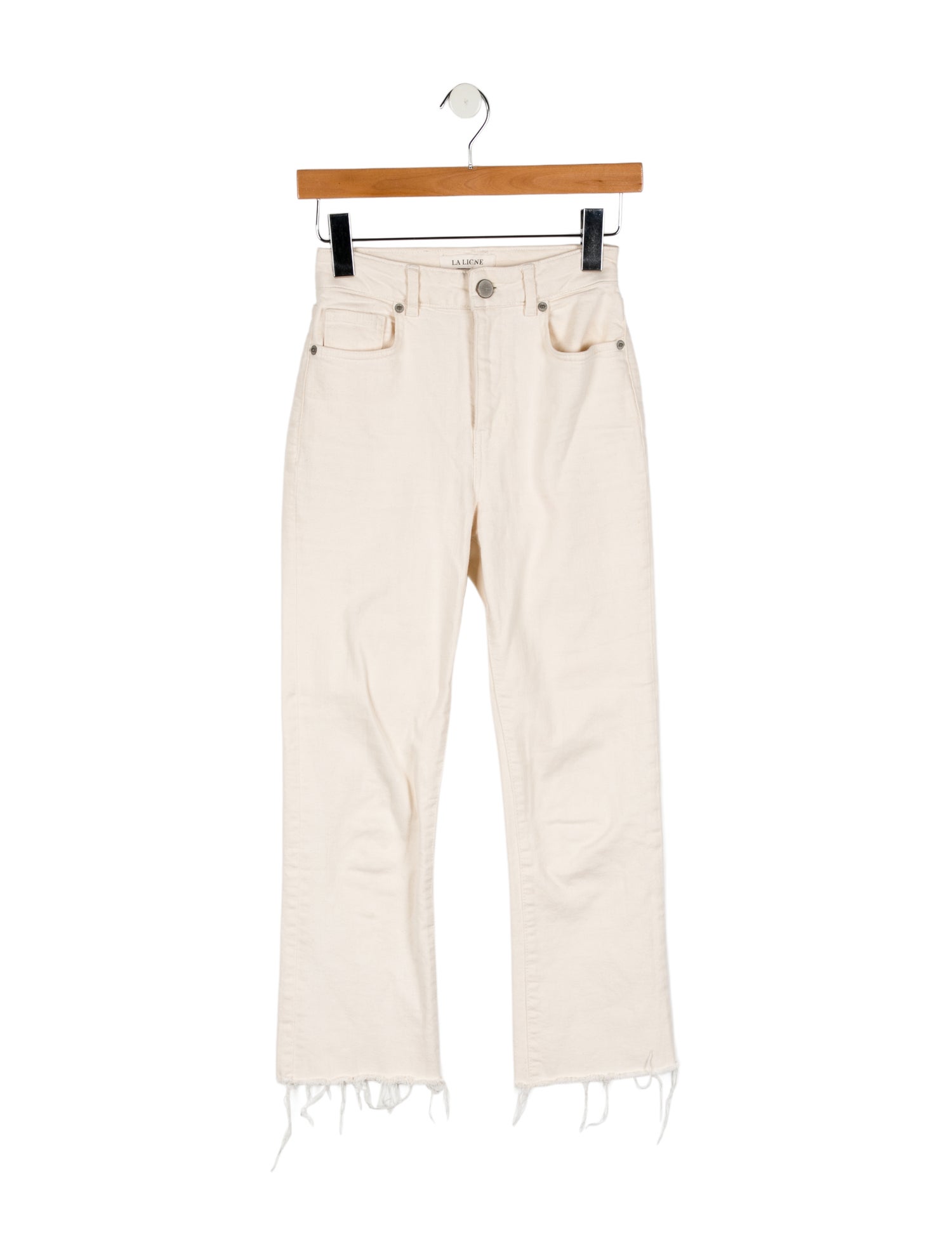 La Ligne Mid-Rise Straight Leg Jeans