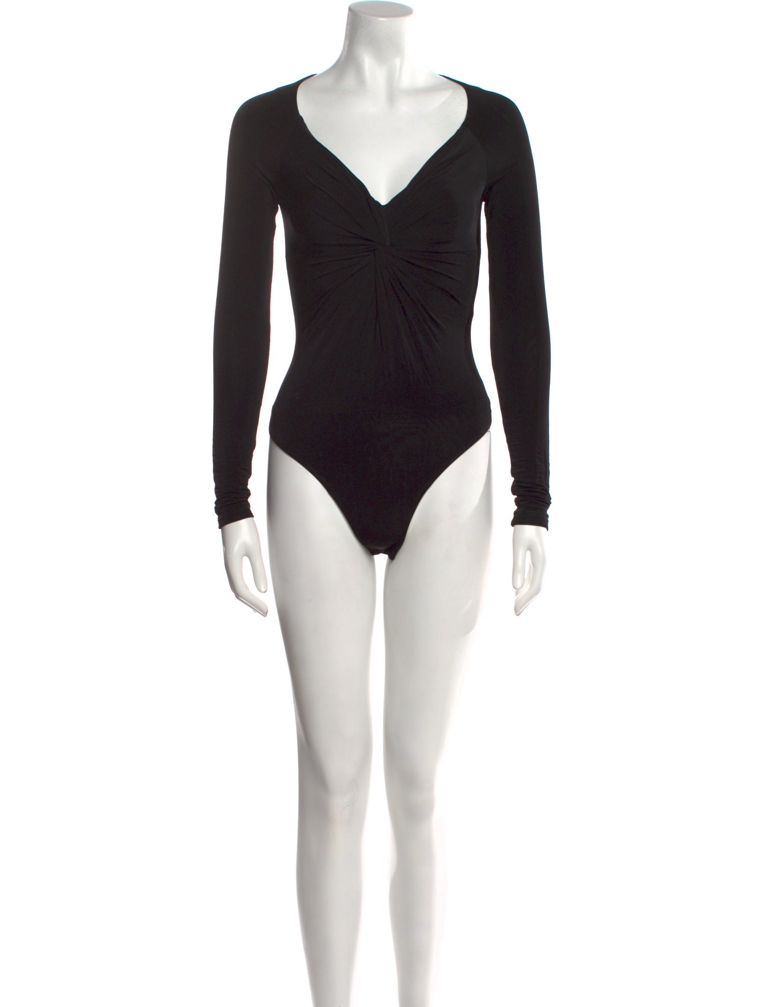 La Ligne V-Neck Long Sleeve Bodysuit