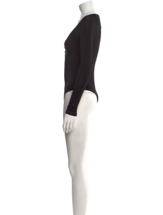 La Ligne V-Neck Long Sleeve Bodysuit