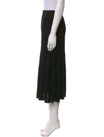La Ligne Merino Wool Midi Length Skirt