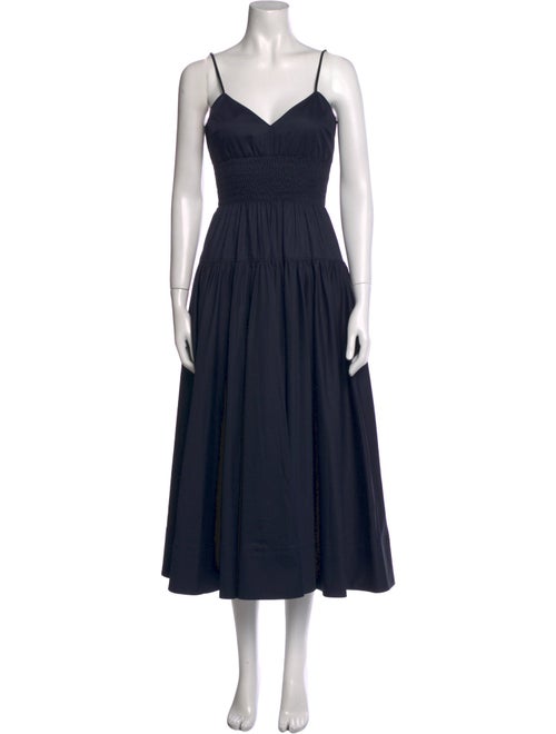 La Ligne V-Neck Midi Length Dress