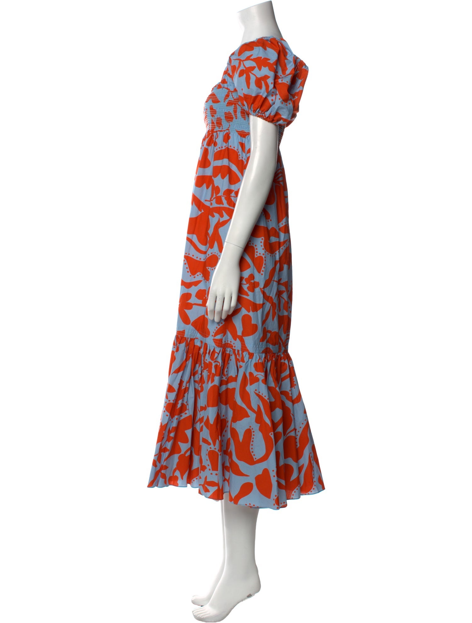 La Ligne Printed Long Dress