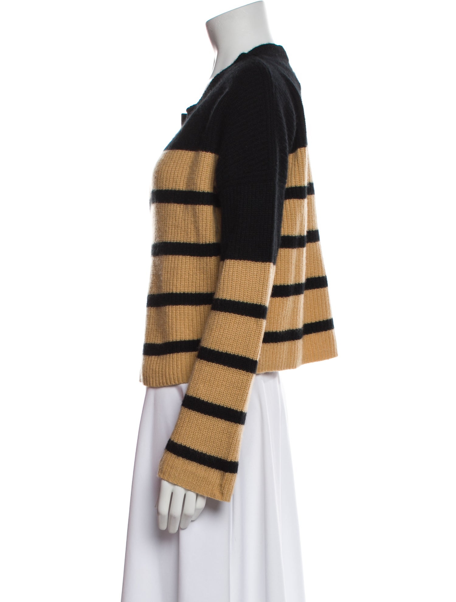 La Ligne Striped Scoop Neck Sweater