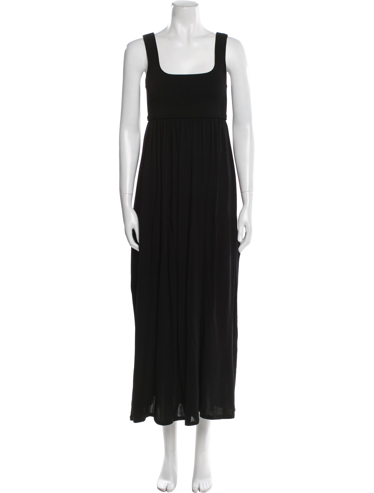 La Ligne Square Neckline Long Dress