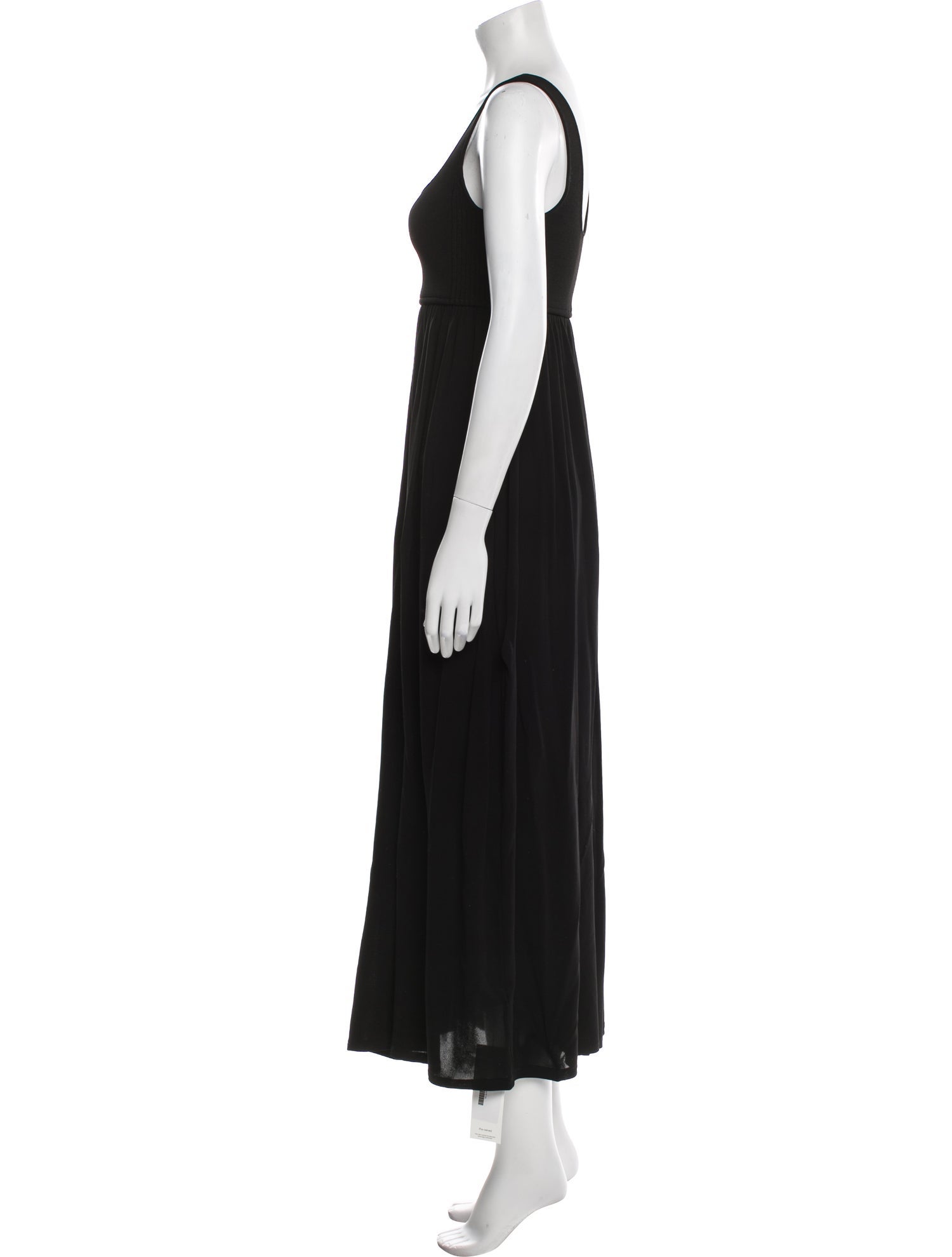 La Ligne Square Neckline Long Dress