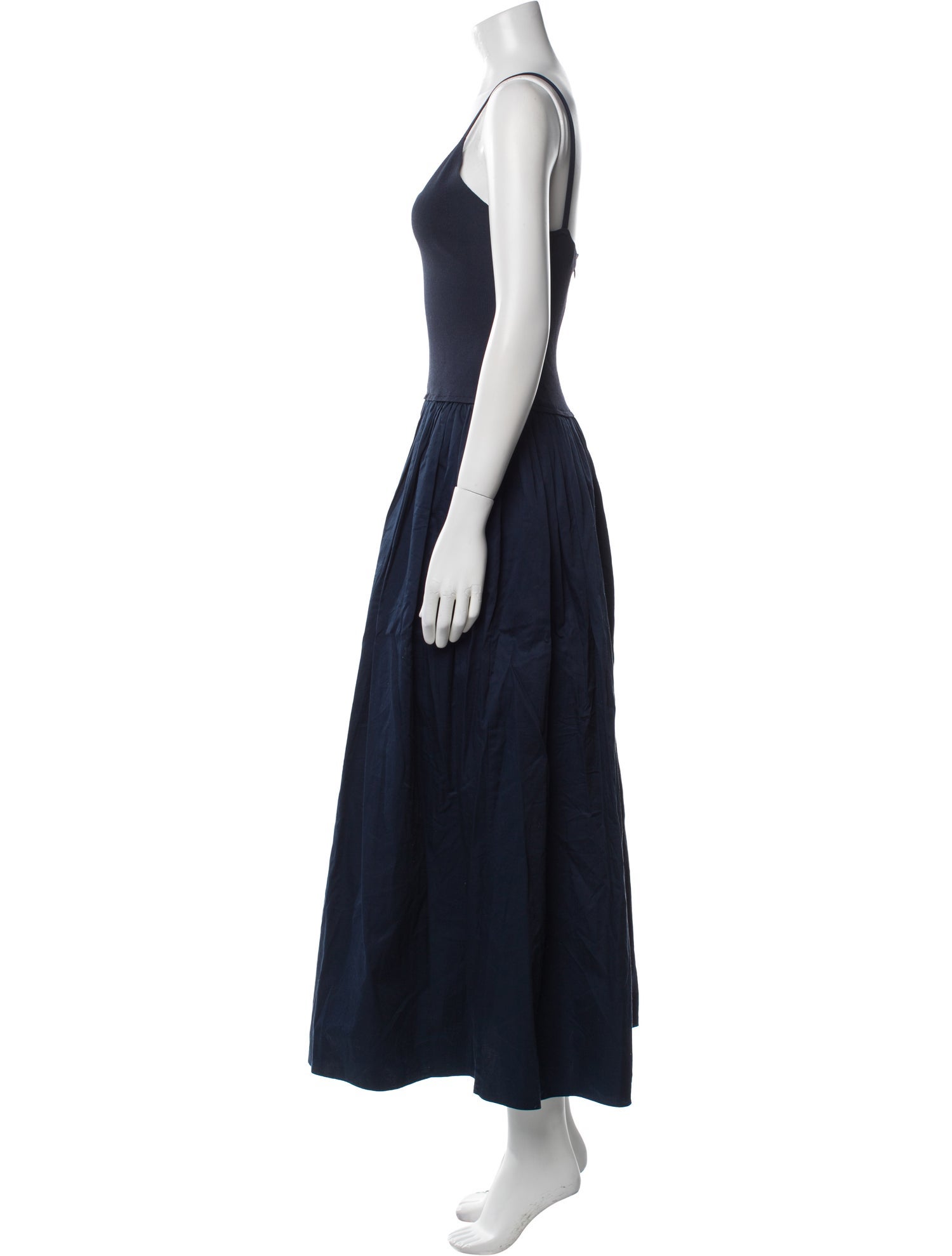 La Ligne V-Neck Long Dress