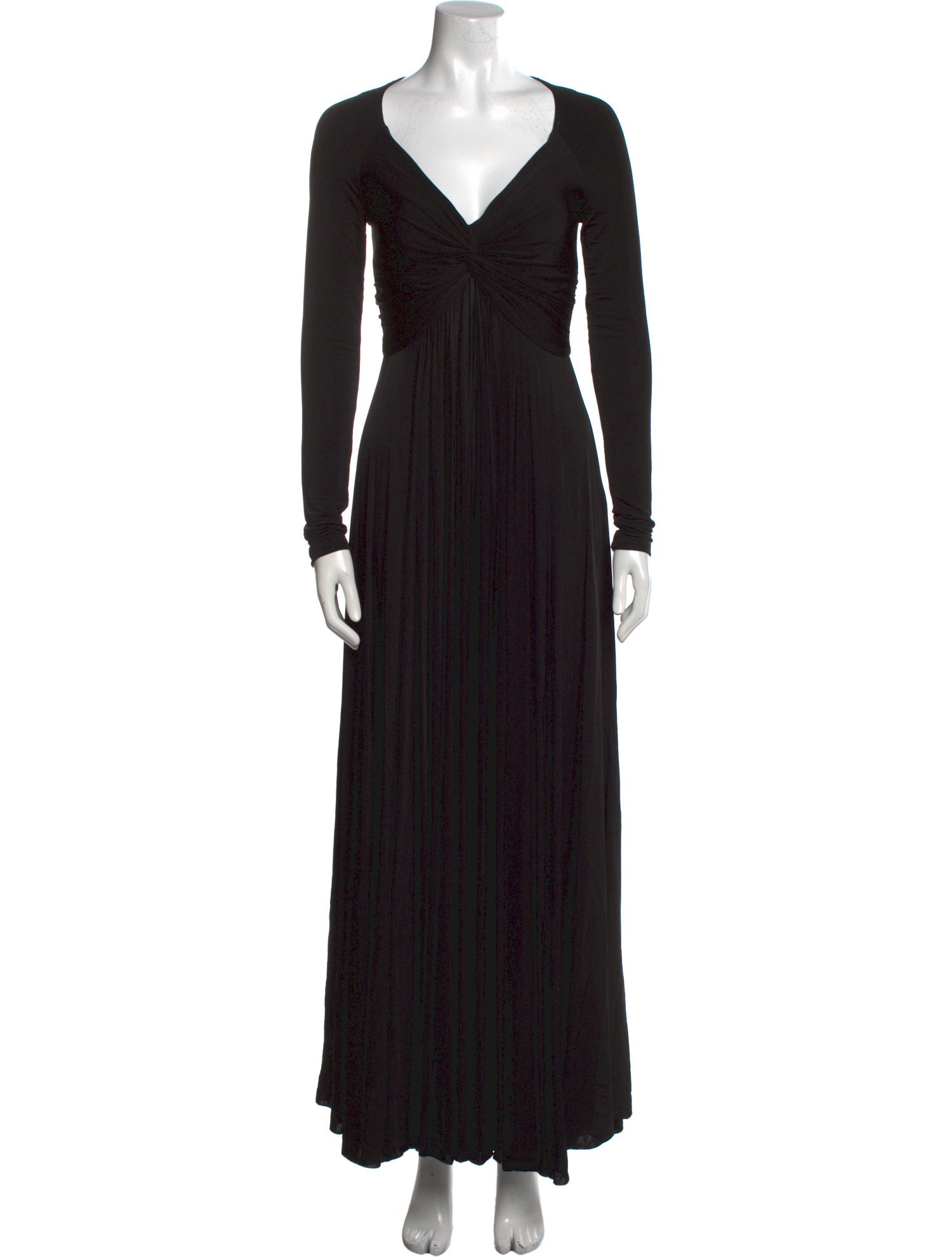 La Ligne V-Neck Long Dress