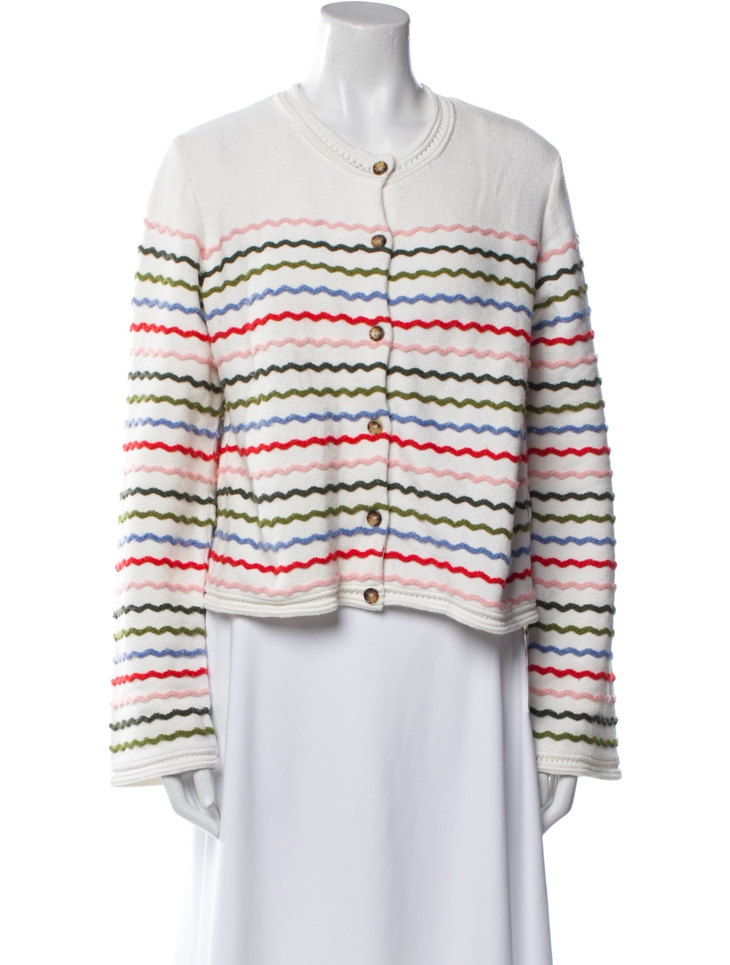 La Ligne Striped Scoop Neck Sweater