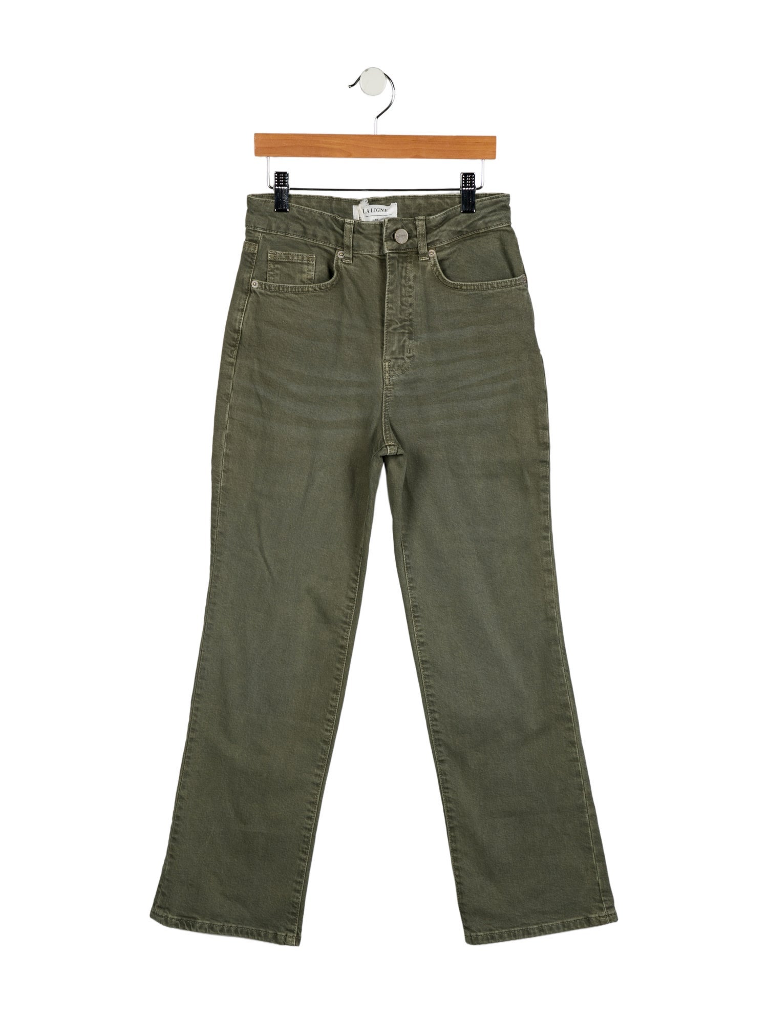 La Ligne High-Rise Straight Leg Jeans w/ Tags