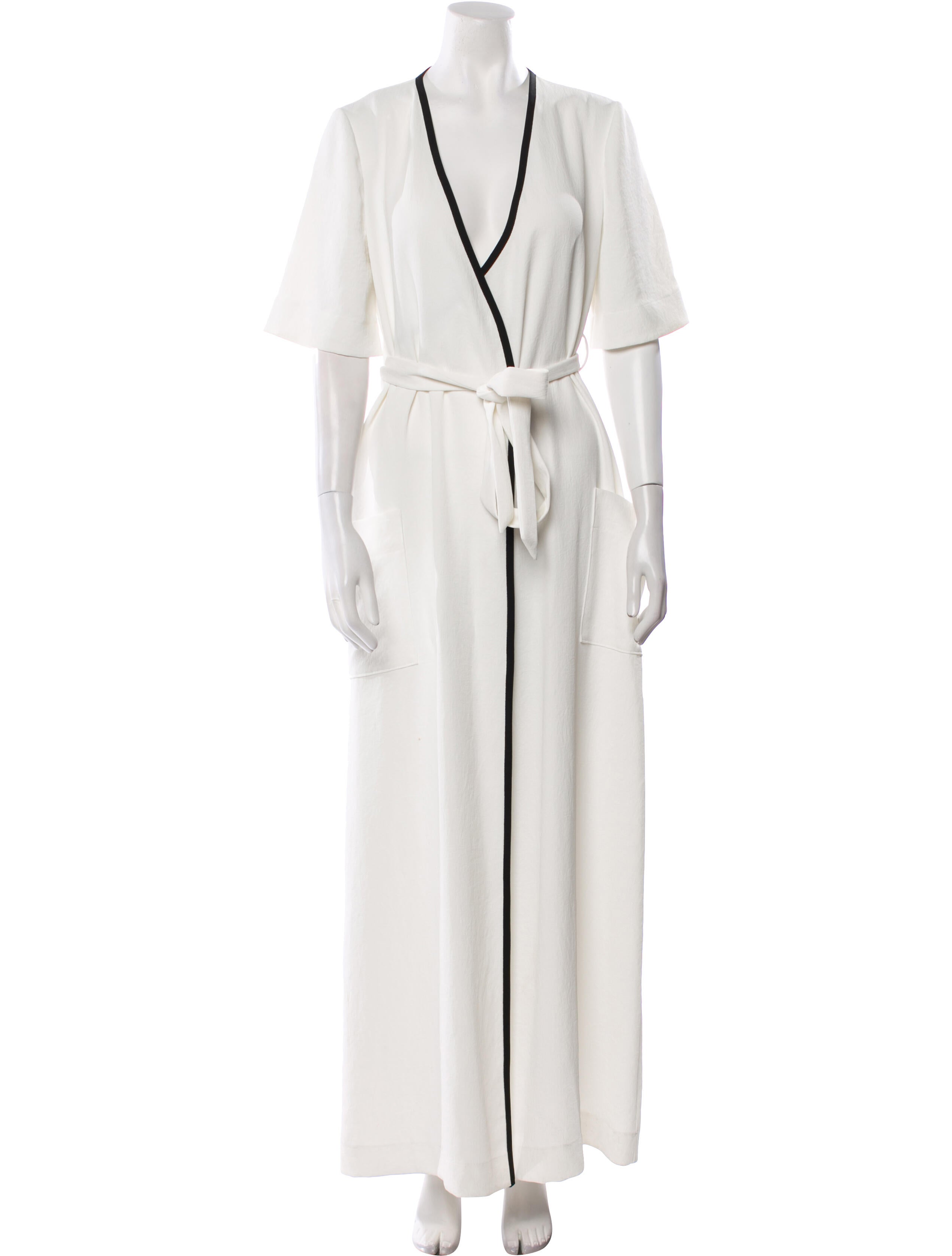 La Ligne V-Neck Long Dress