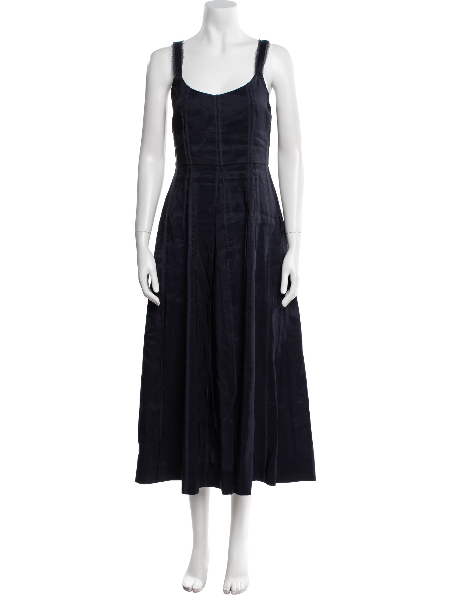 La Ligne Scoop Neck Long Dress