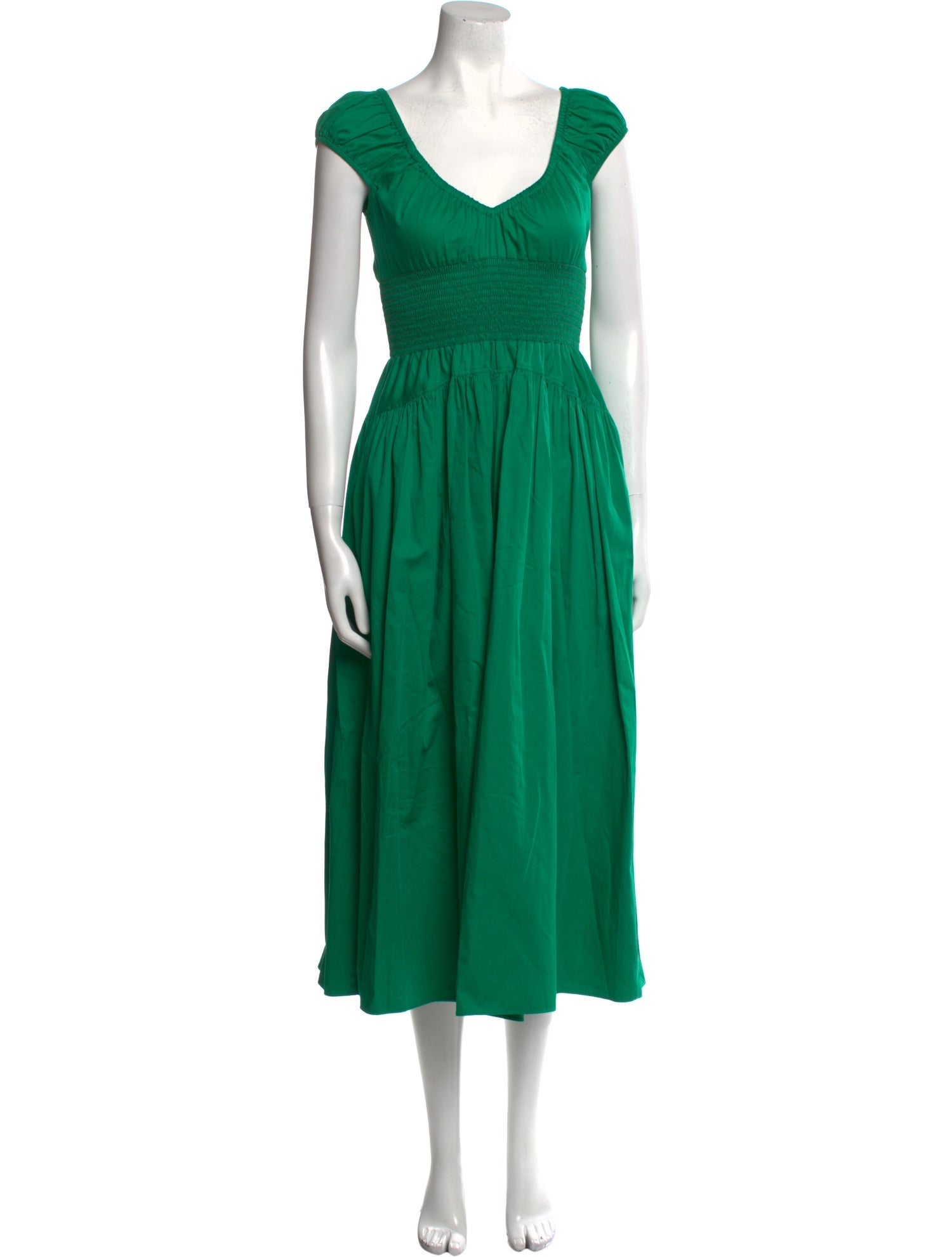 La Ligne V-Neck Long Dress