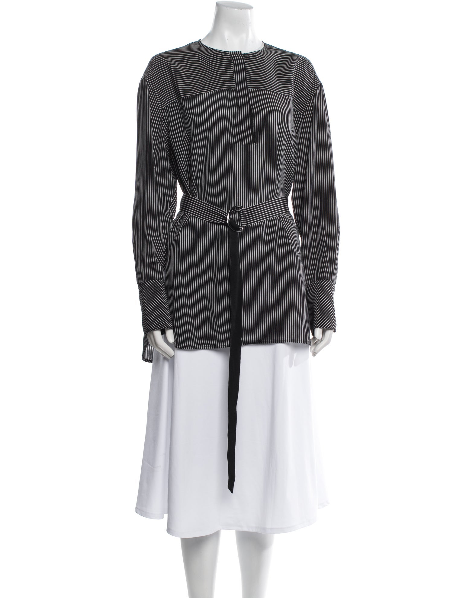 La Ligne Silk Striped Tunic