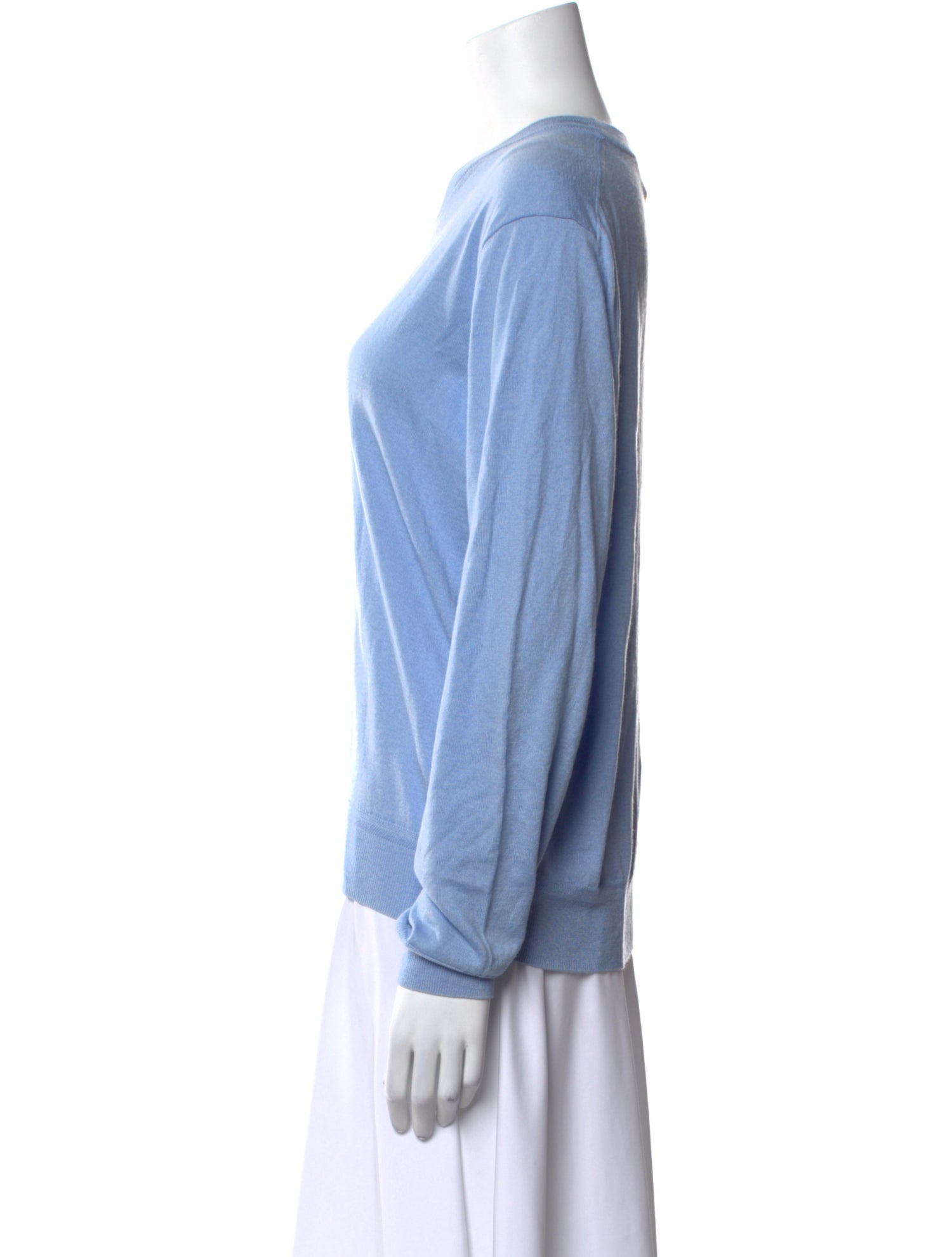 La Ligne Silk V-Neck Sweater