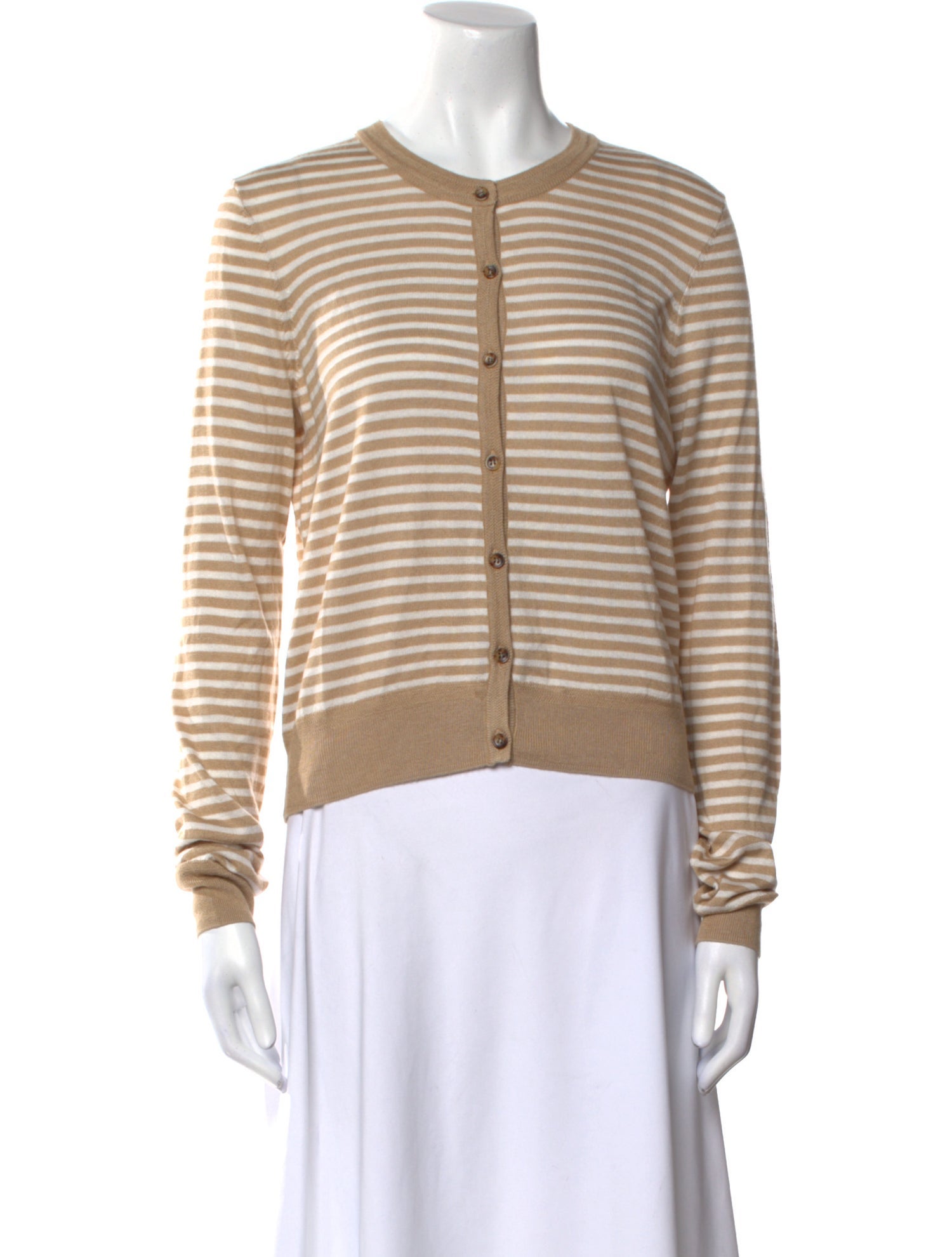 La Ligne Silk Striped Sweater