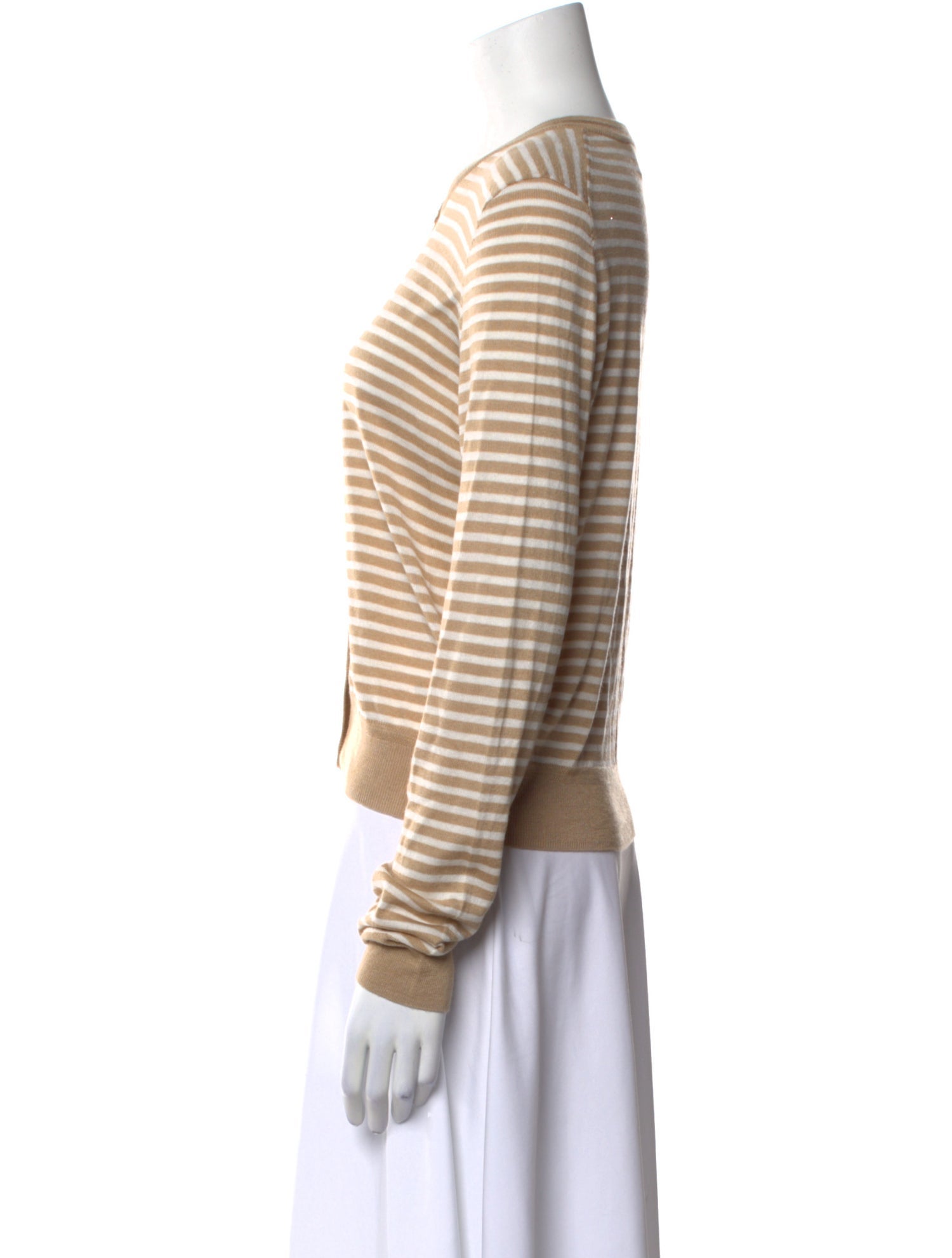 La Ligne Silk Striped Sweater