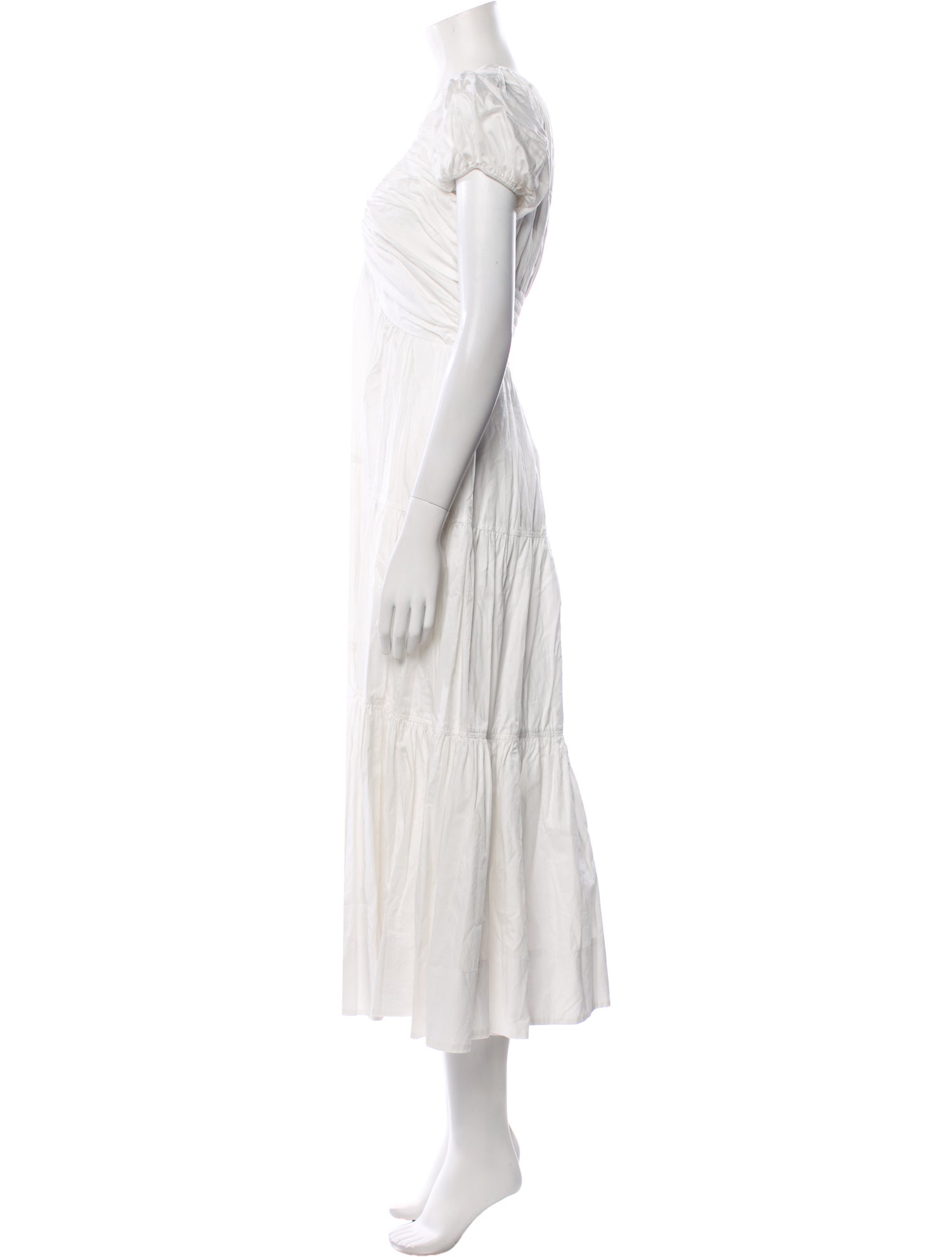 La Ligne V-Neck Long Dress