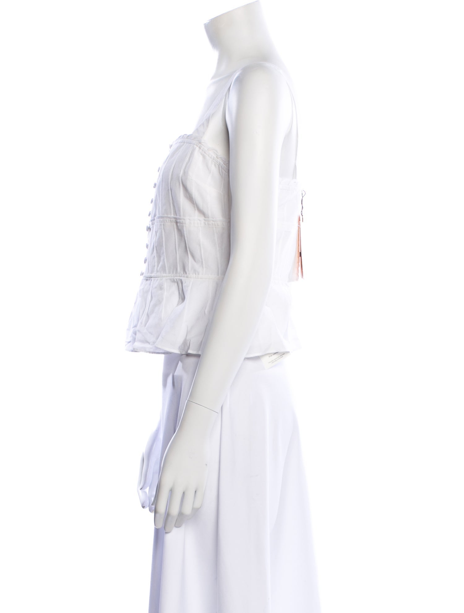 La Ligne Square Neckline Sleeveless Crop Top w/ Tags