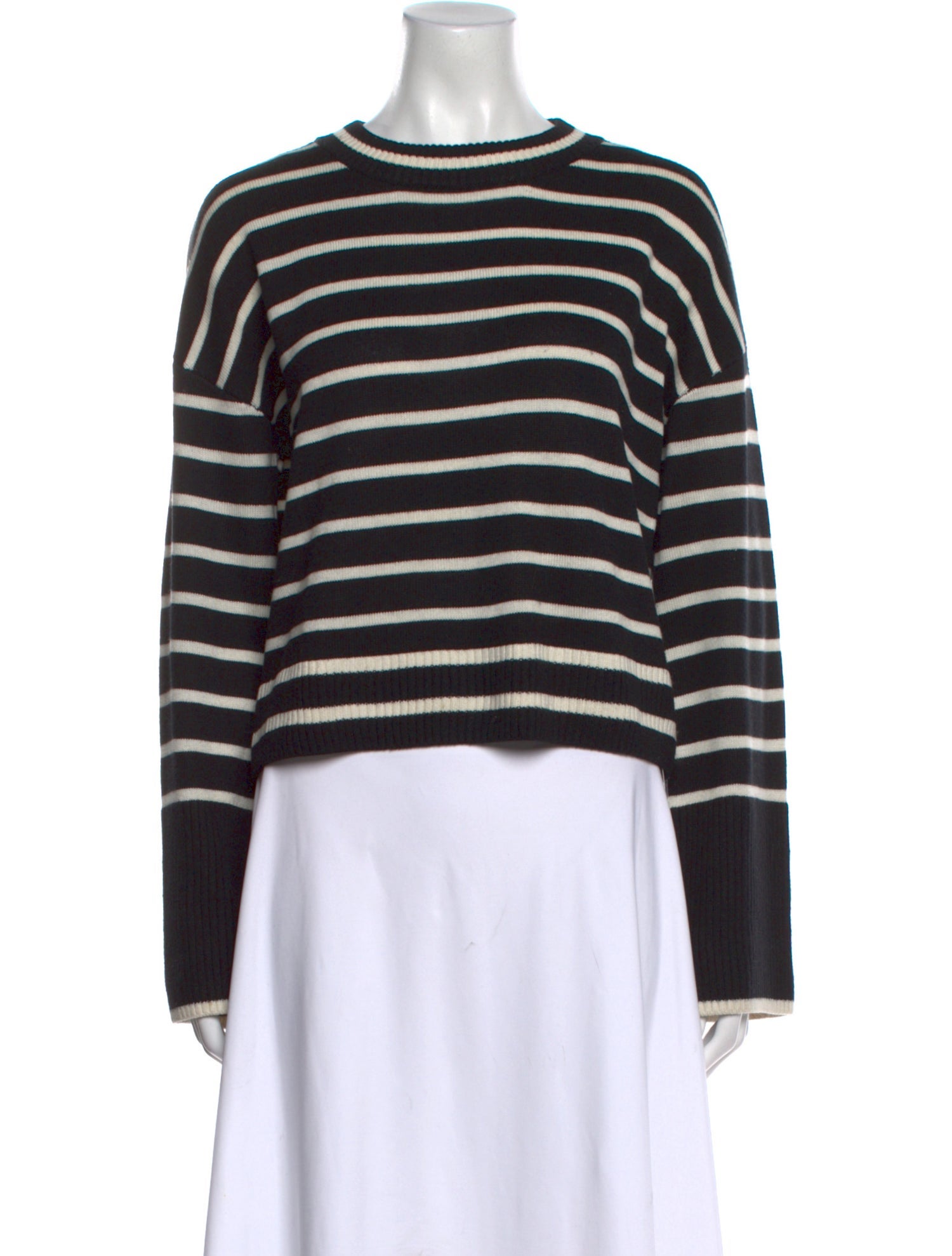La Ligne Silk Striped Sweater
