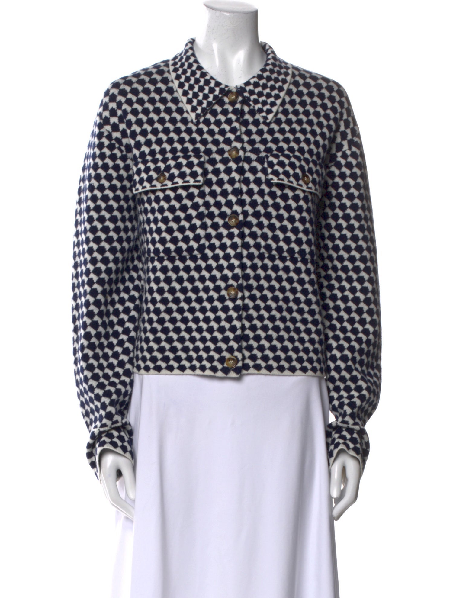 La Ligne Wool Printed Sweater