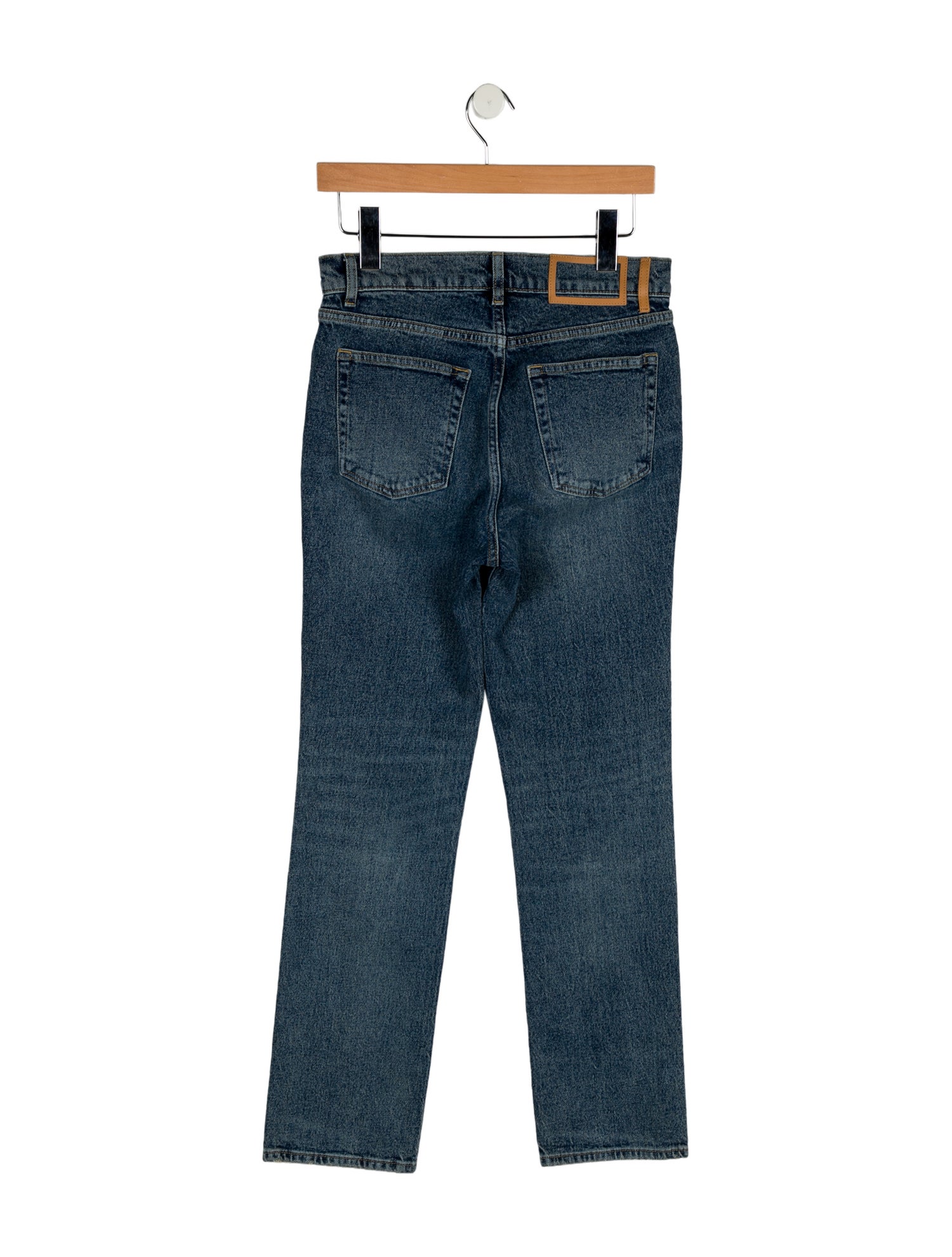 La Ligne Mid-Rise Straight Leg Jeans
