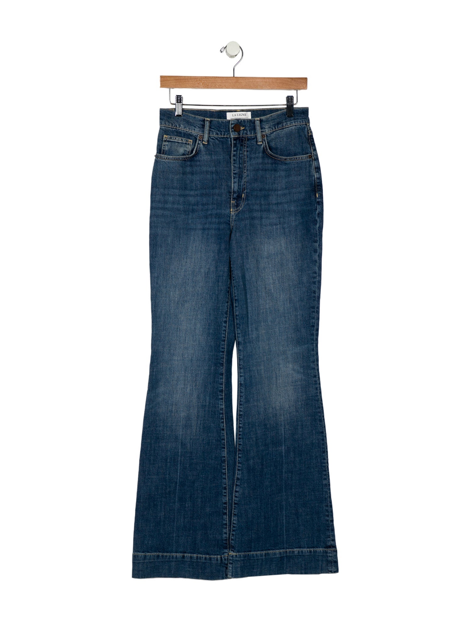 La Ligne High-Rise Wide Leg Jeans