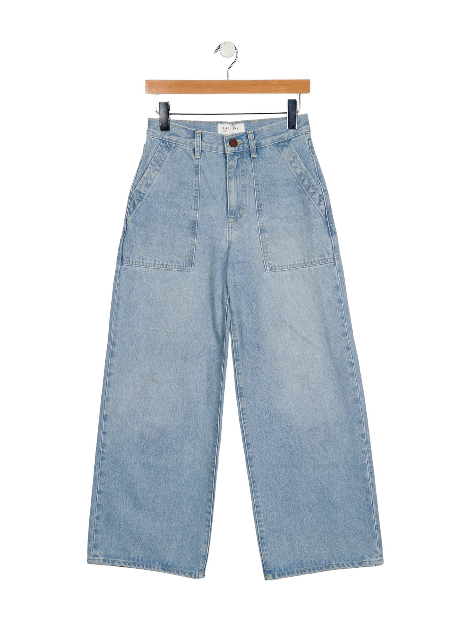 La Ligne High-Rise Wide Leg Jeans