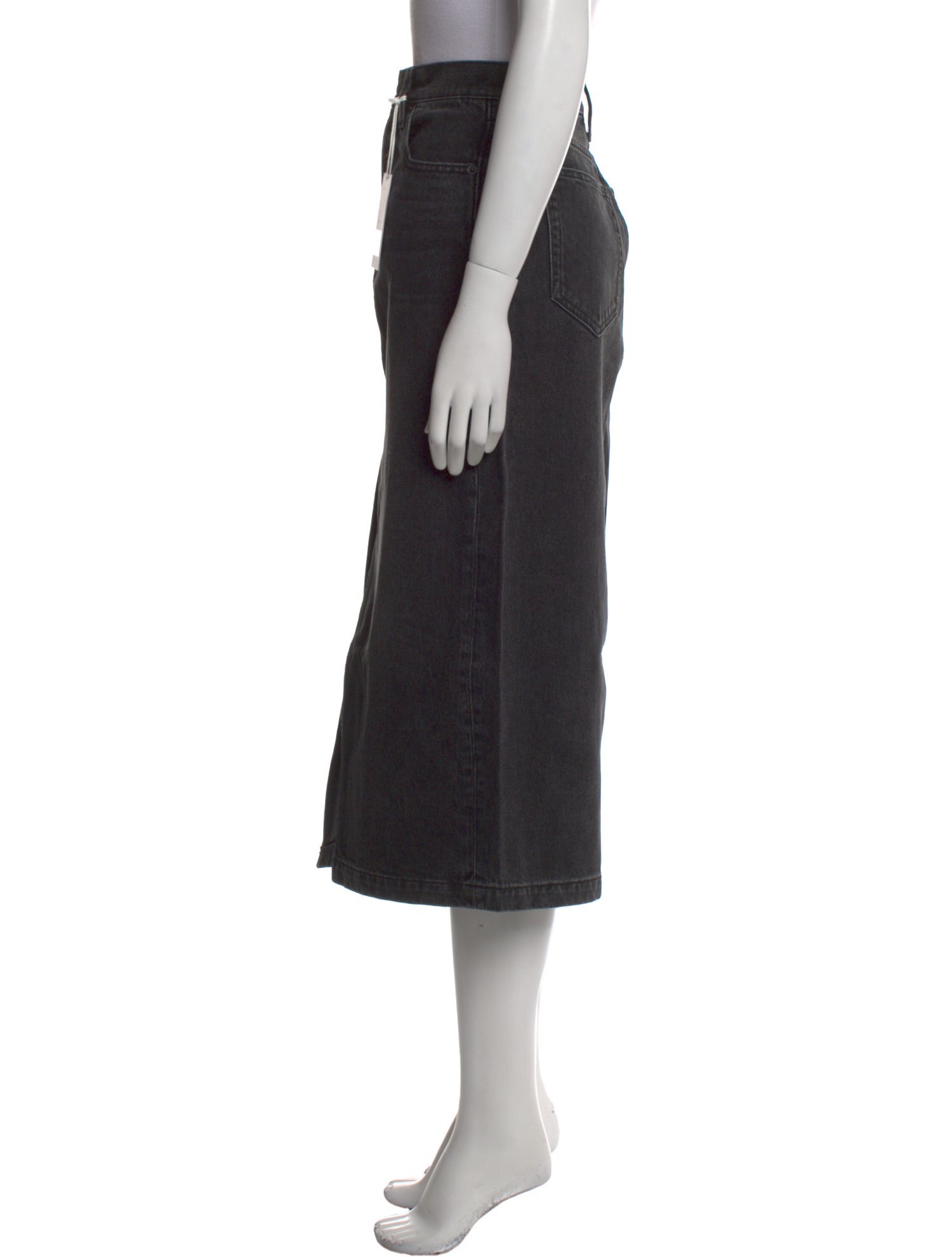 La Ligne Distressed Accents Midi Length Skirt w/ Tags