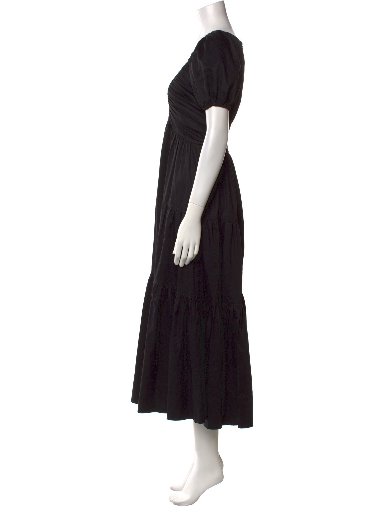 La Ligne V-Neck Long Dress