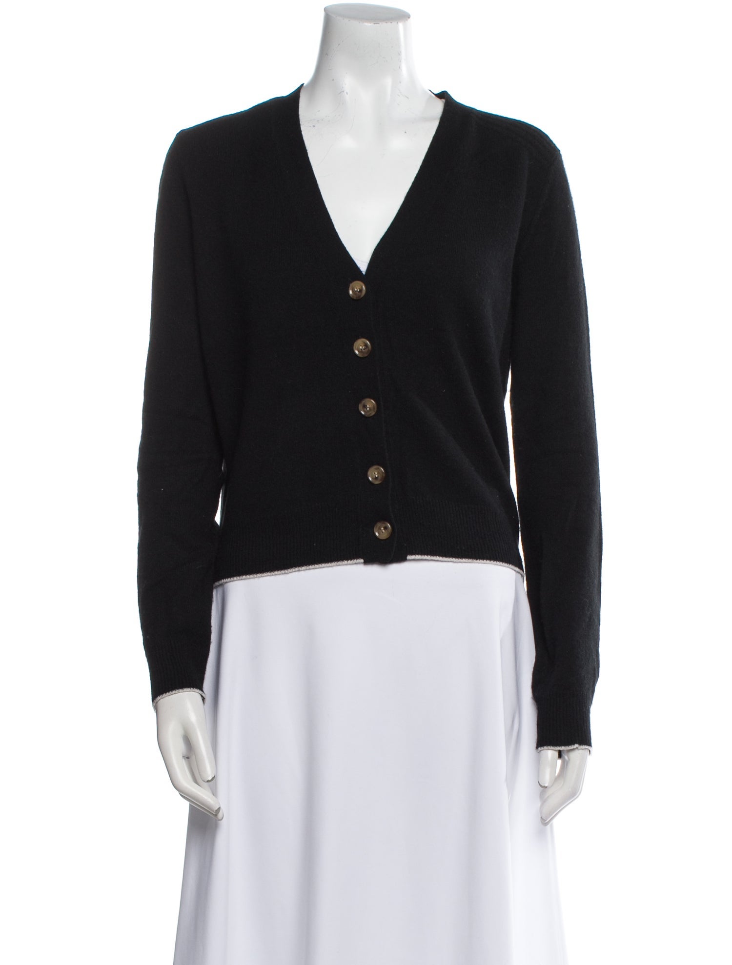 La Ligne Cashmere V-Neck Sweater