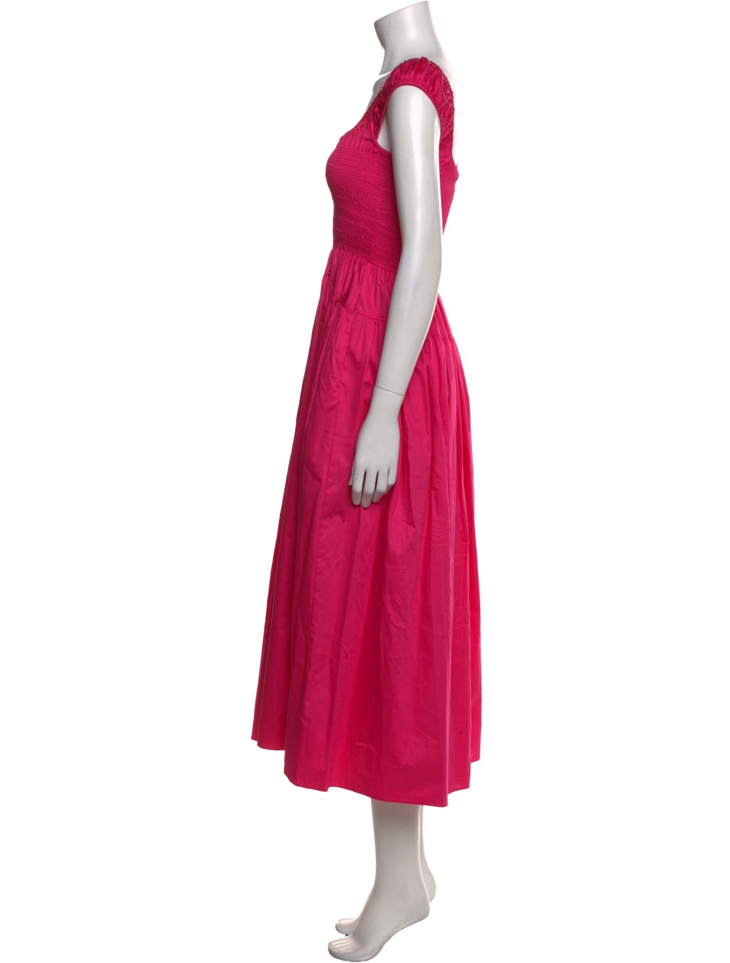 La Ligne Square Neckline Long Dress