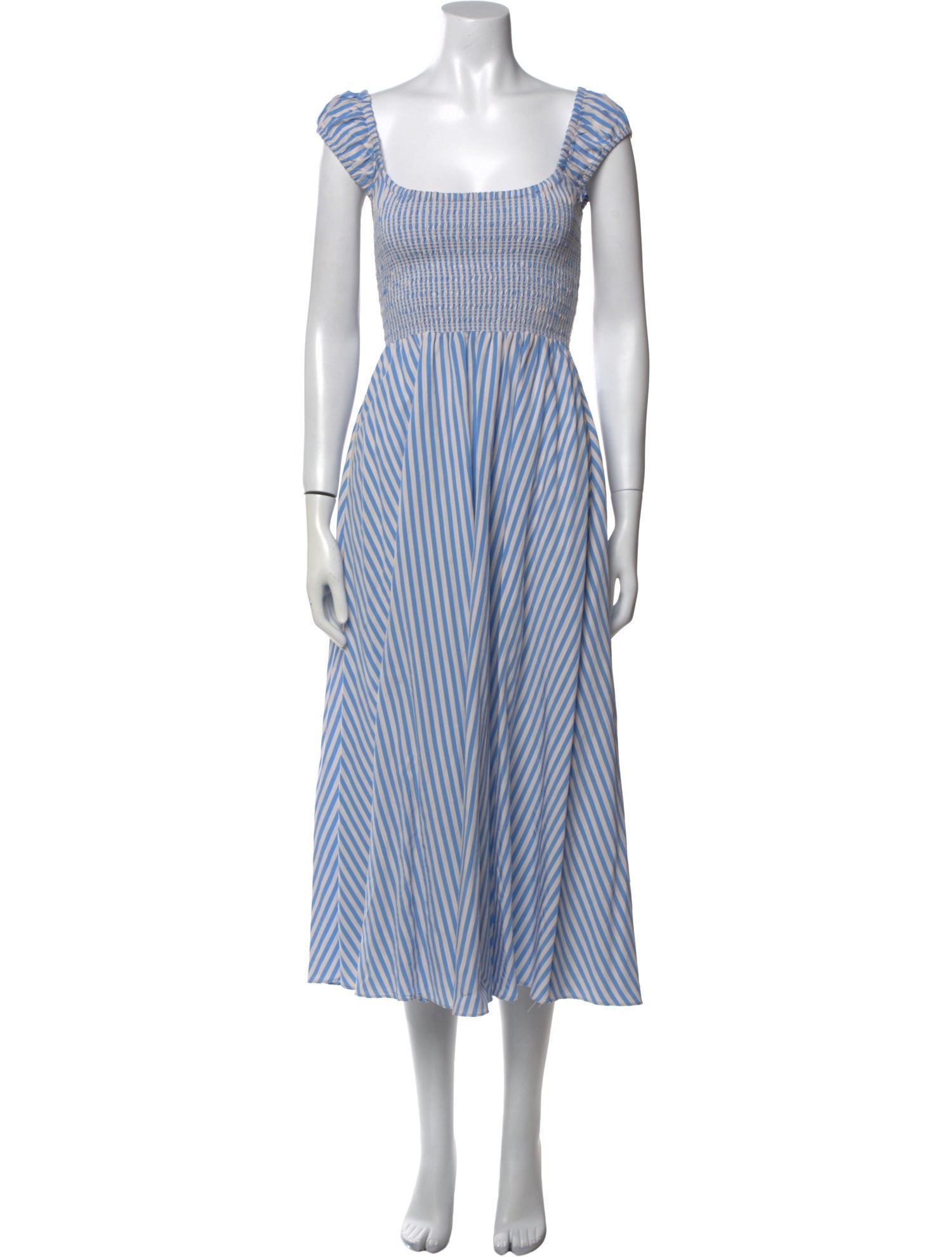 La Ligne Striped Long Dress