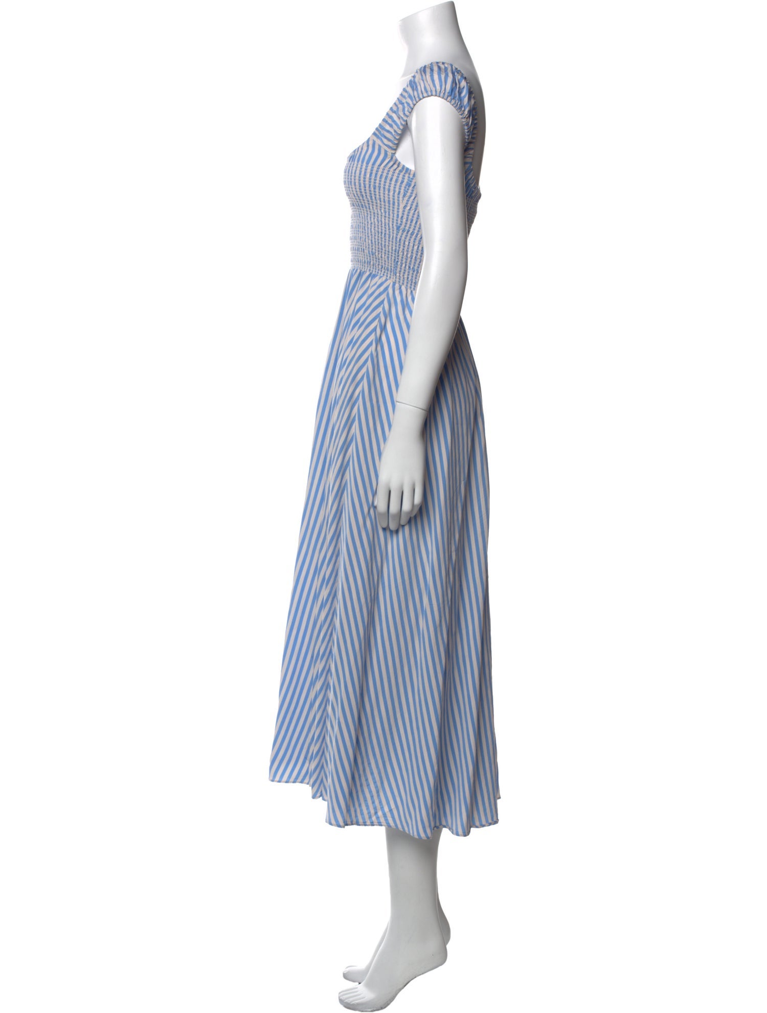 La Ligne Striped Long Dress
