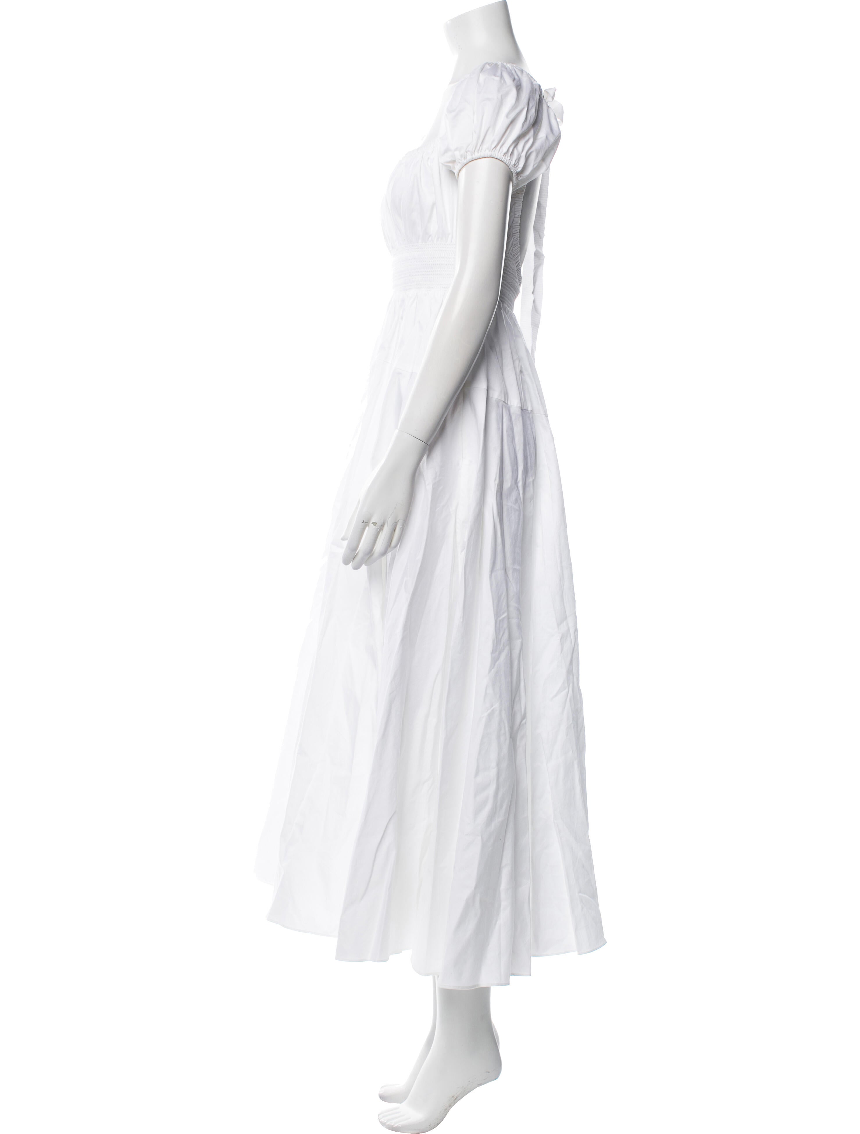 La Ligne Square Neckline Long Dress