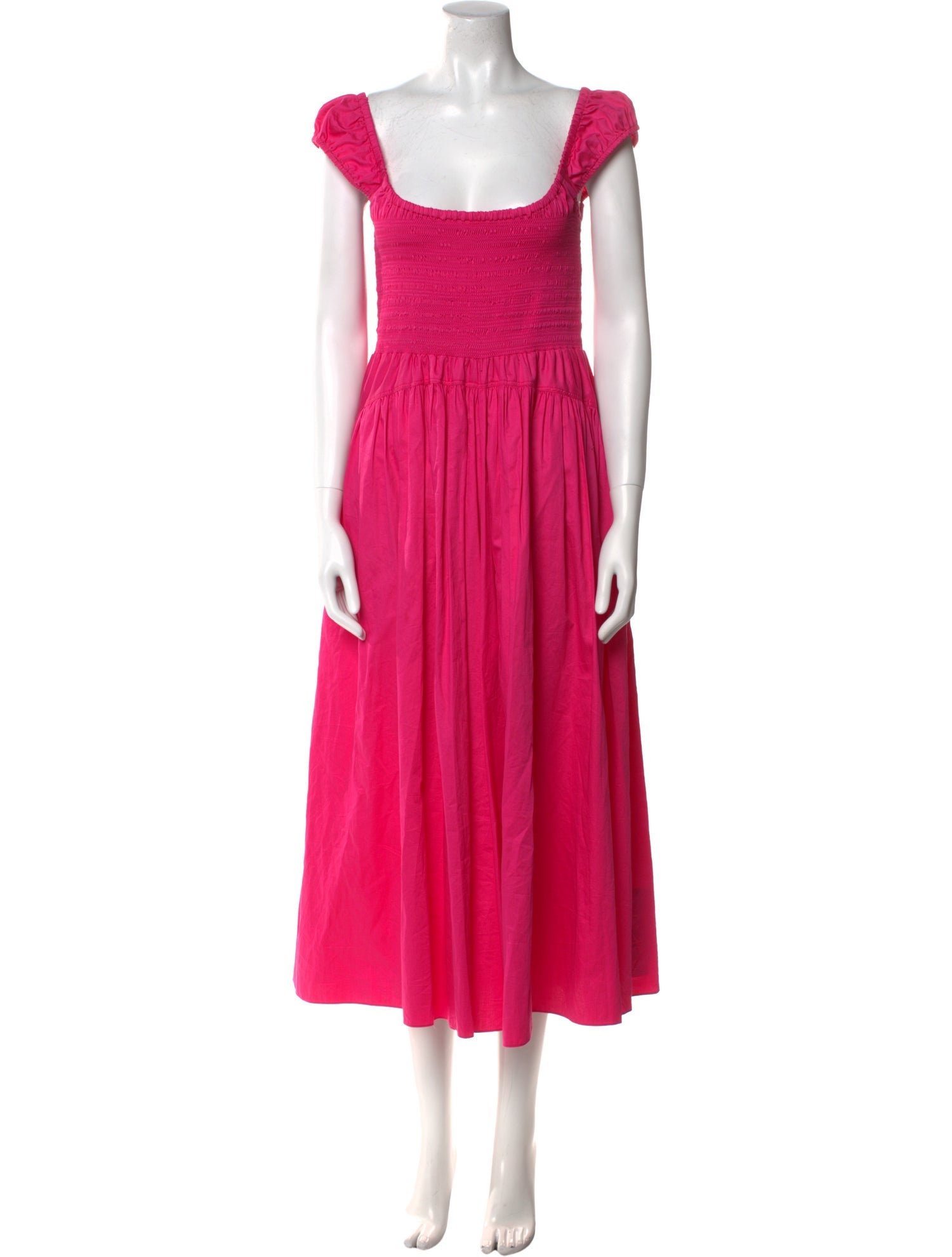 La Ligne Square Neckline Long Dress