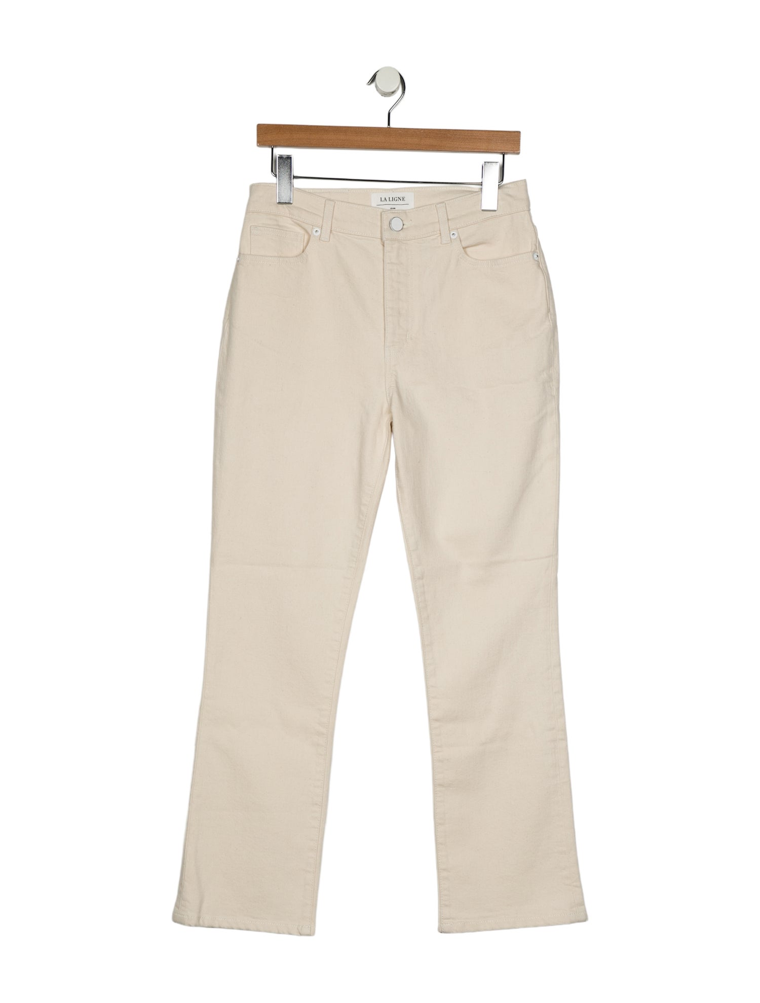 La Ligne Mid-Rise Straight Leg Jeans