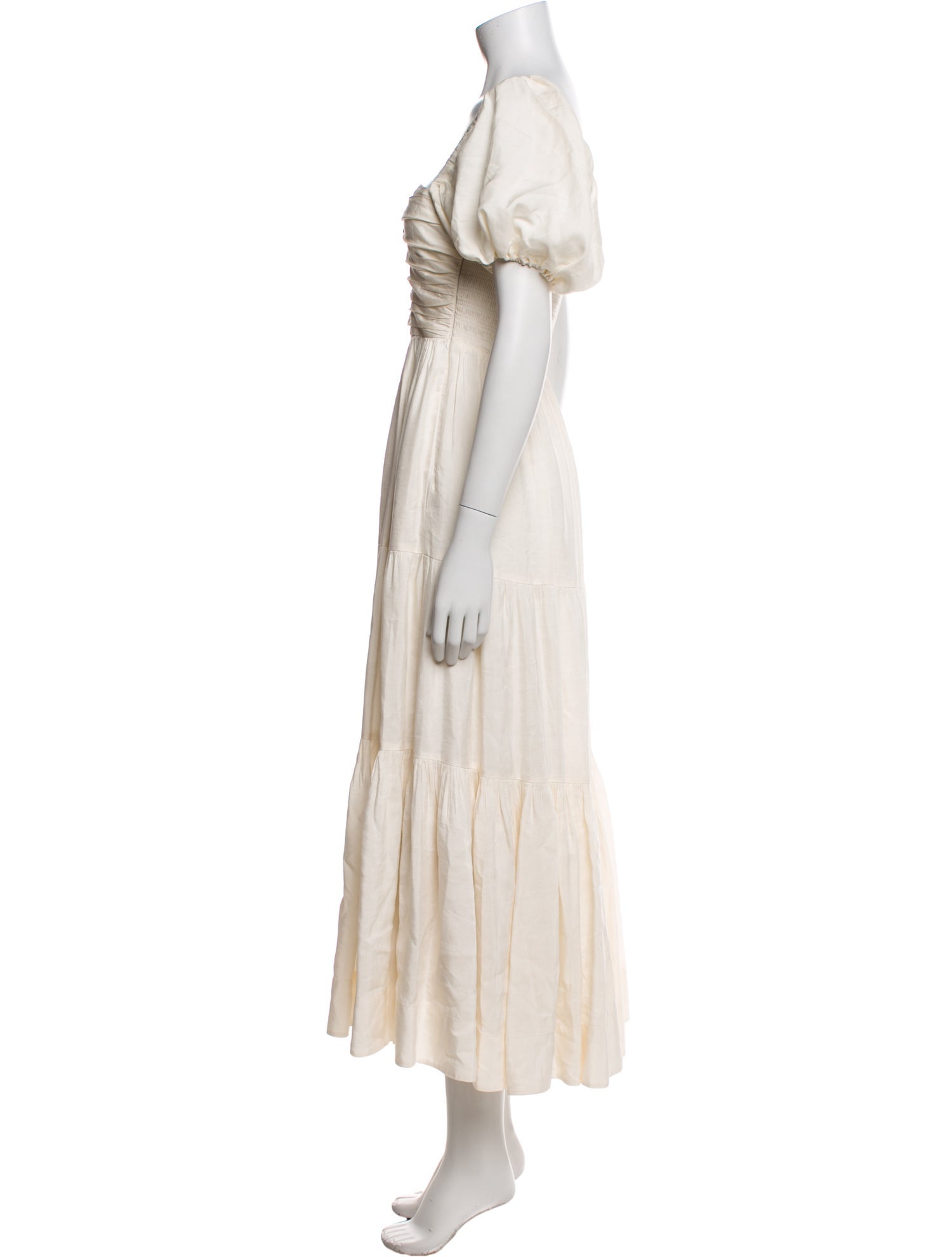 La Ligne Square Neckline Long Dress