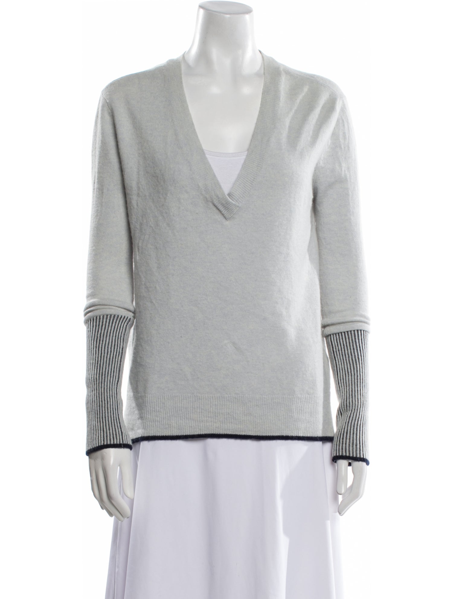 La Ligne Wool Colorblock Pattern Sweater