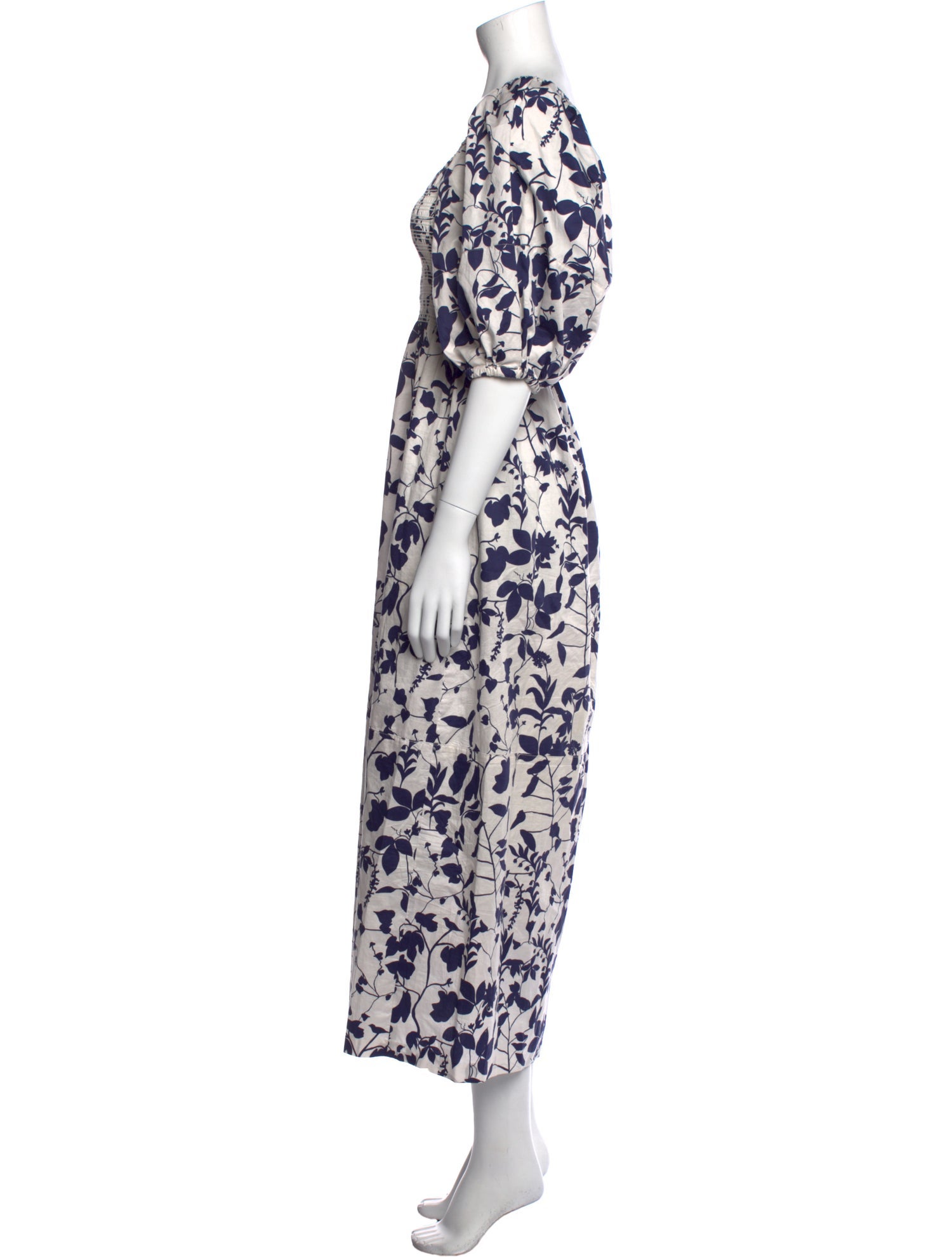La Ligne Floral Print Long Dress