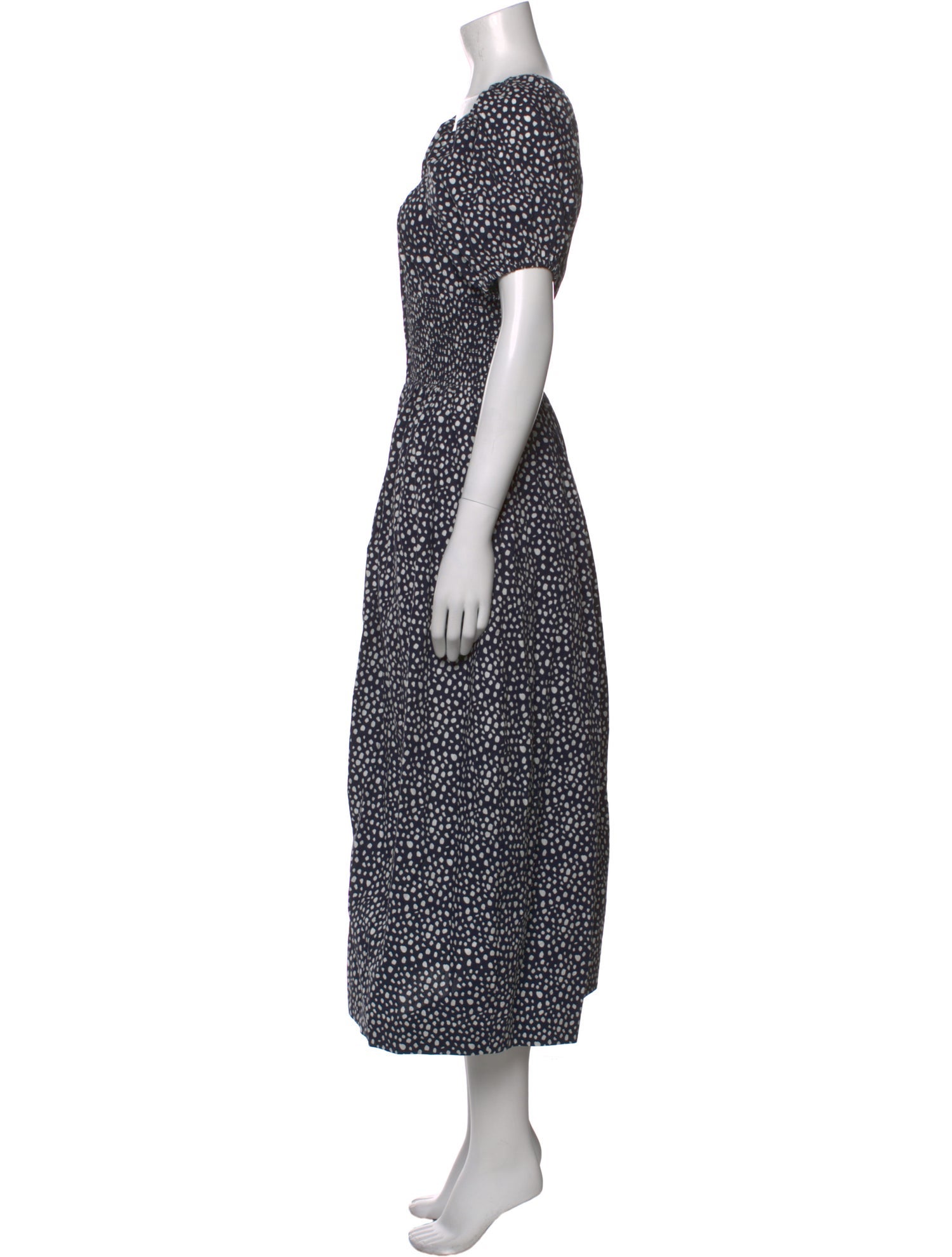 La Ligne Polka Dot Print Long Dress w/ Tags