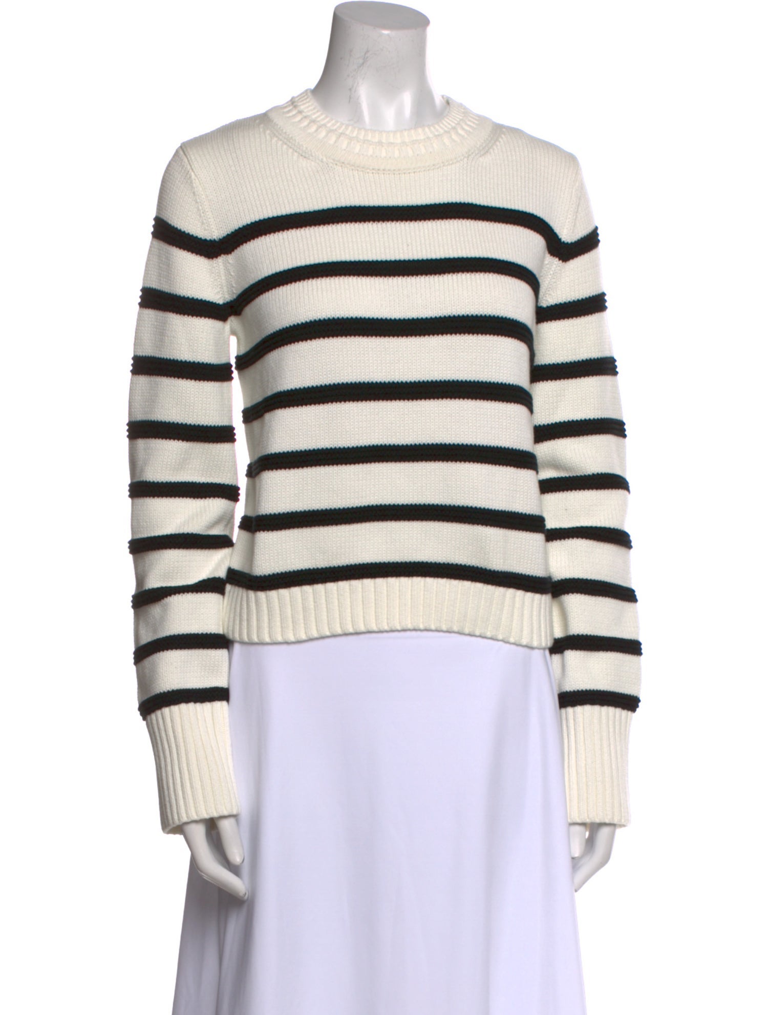 La Ligne Striped Crew Neck Sweater