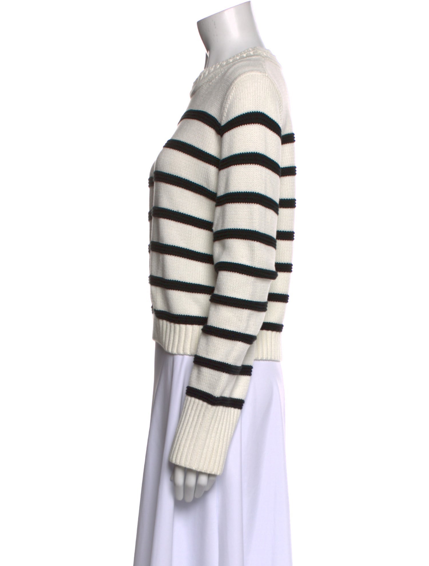 La Ligne Striped Crew Neck Sweater