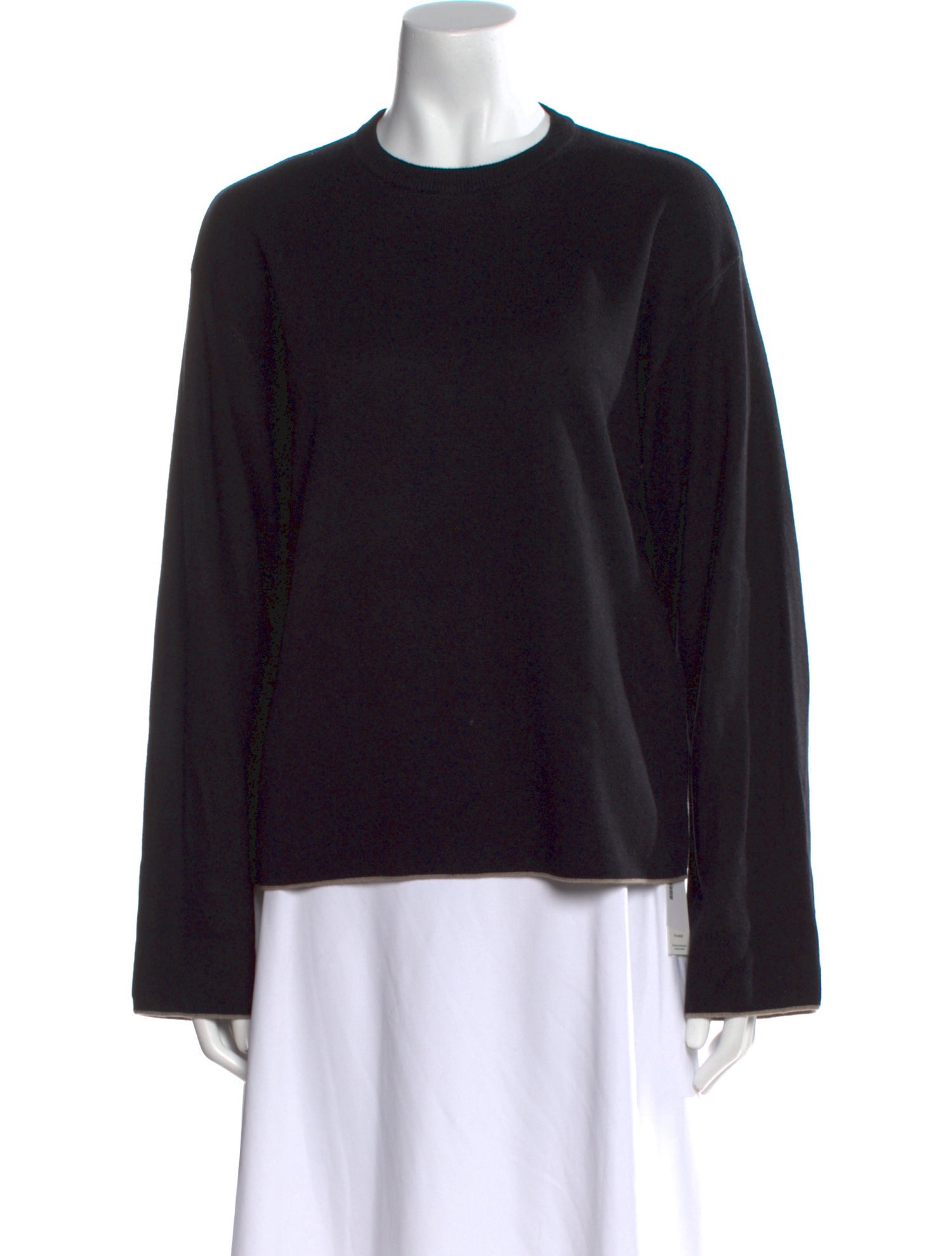 La Ligne Silk Crew Neck Sweater