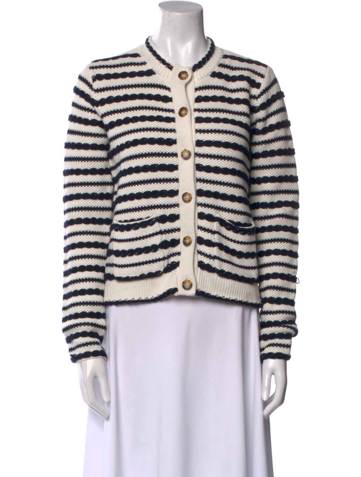 La Ligne Striped Crew Neck Sweater