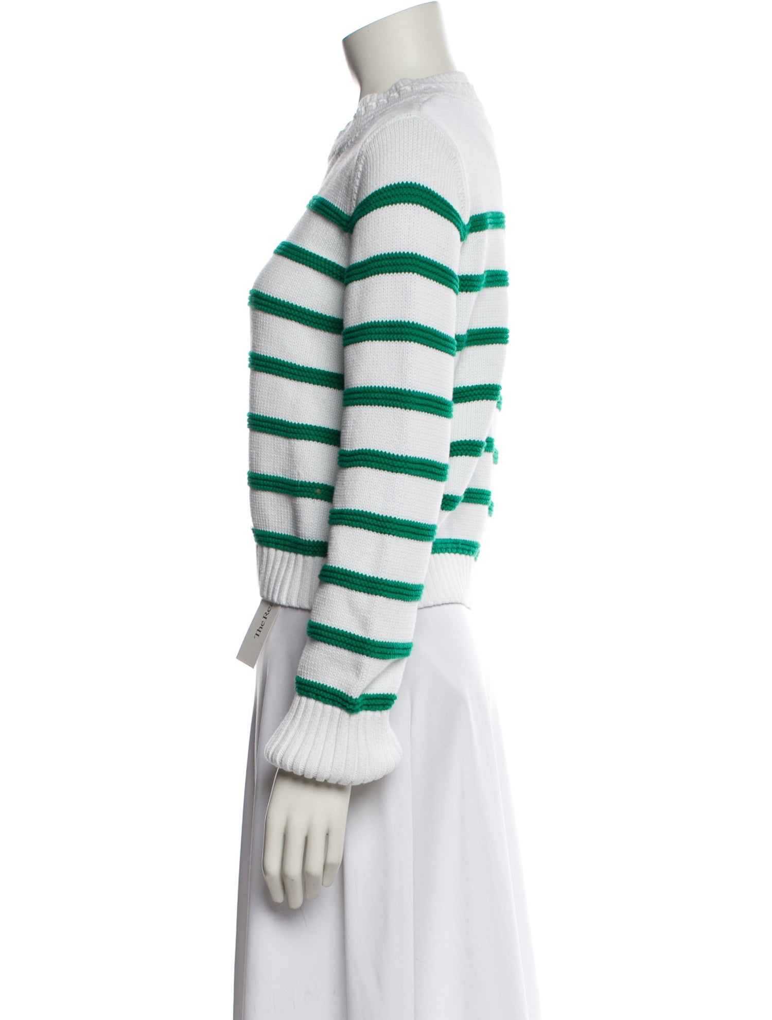 La Ligne Striped Mock Neck Sweater