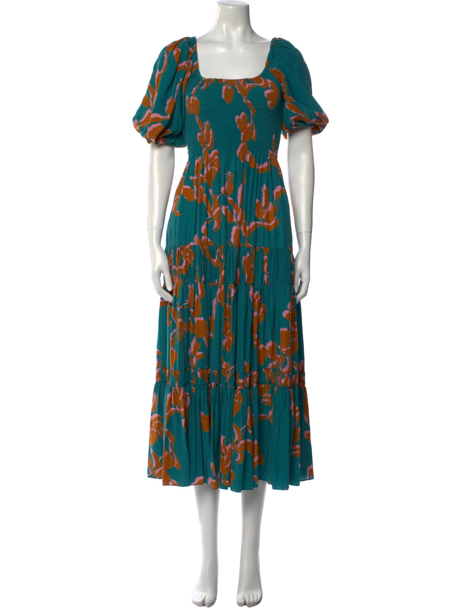 La Ligne Silk Midi Length Dress