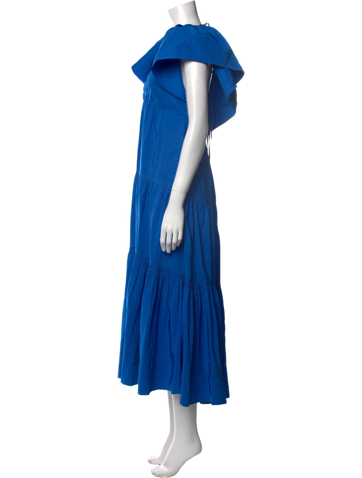 La Ligne V-Neck Long Dress